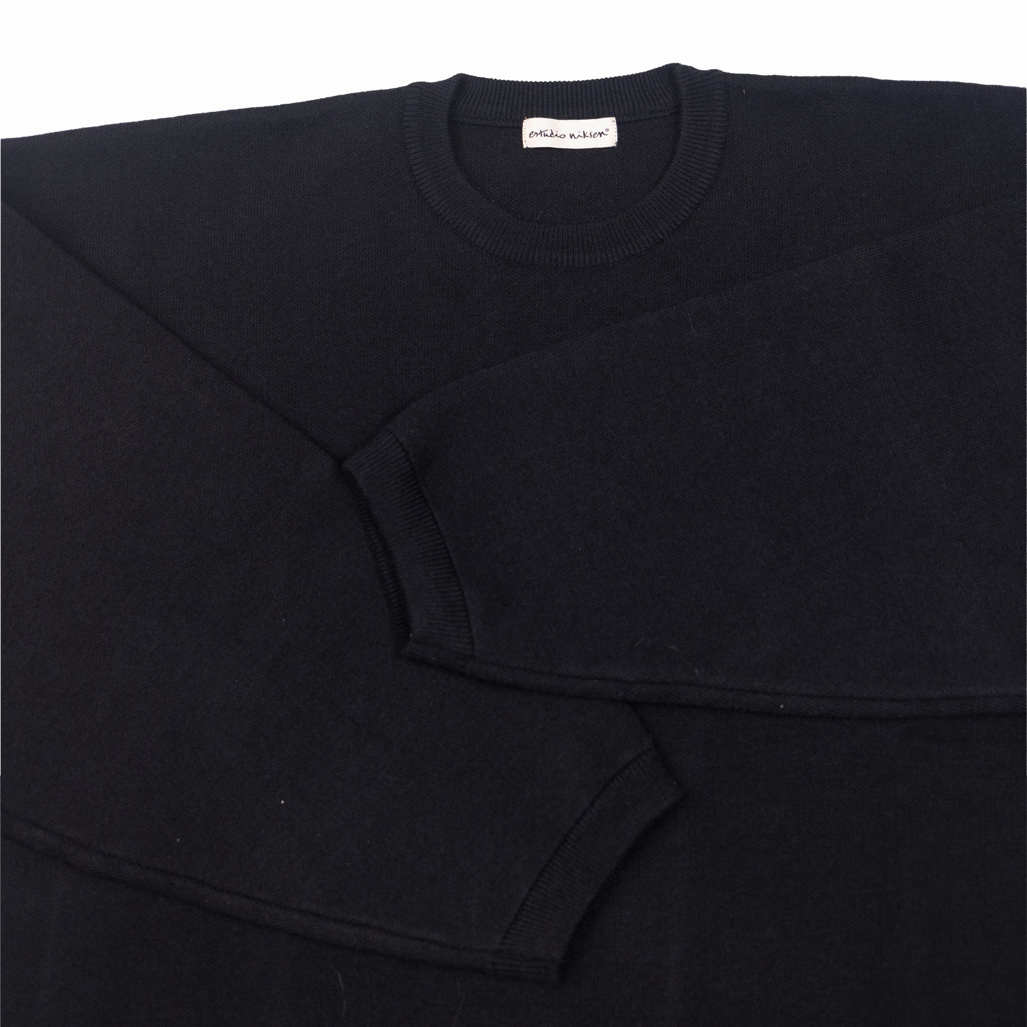 Estudio Niksen Balloon Heavy Sweater (Black) - August Shop