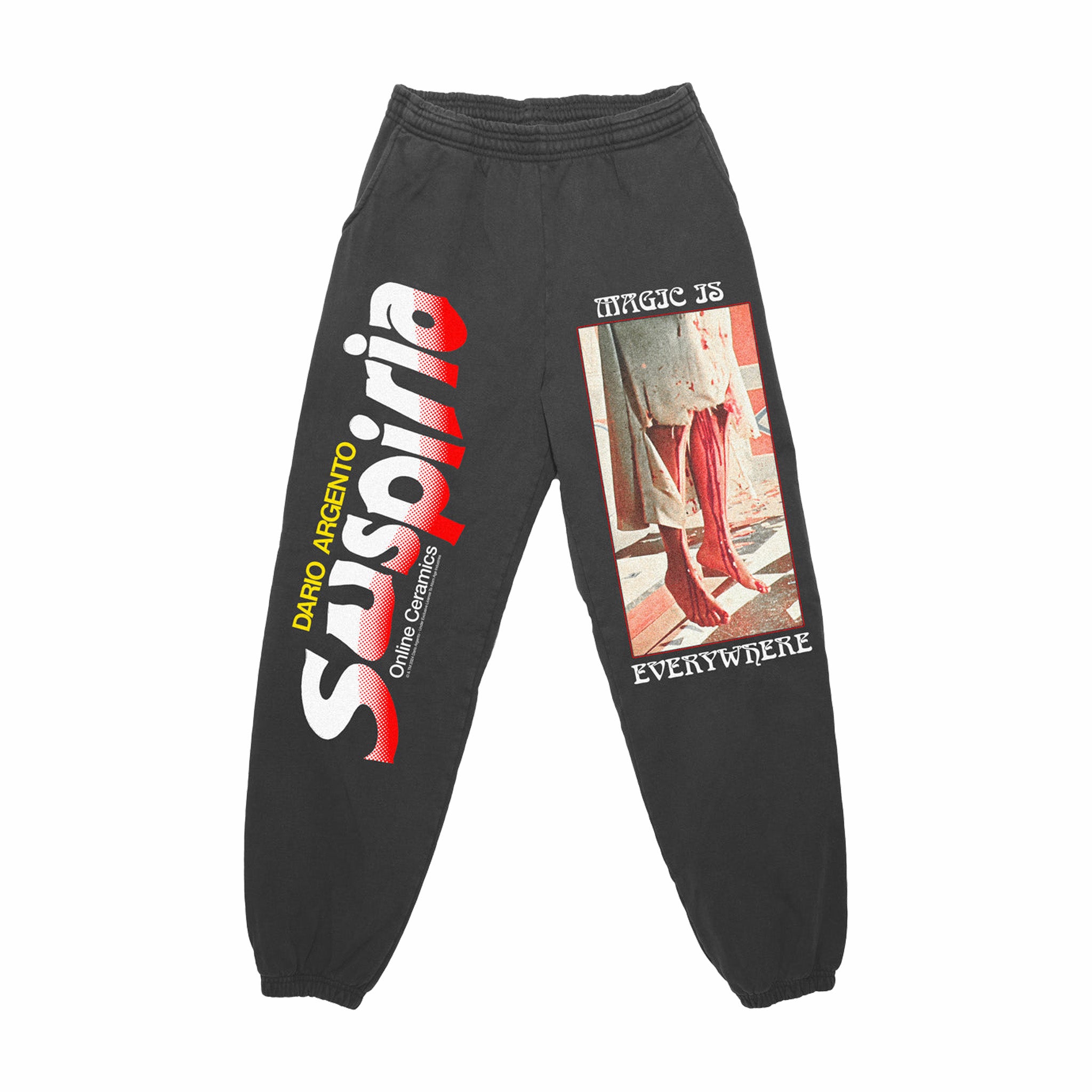 Online Ceramics x Suspiria &quot;Magic Is Everywhere&quot; 14oz Fleece Sweatpants (Black)