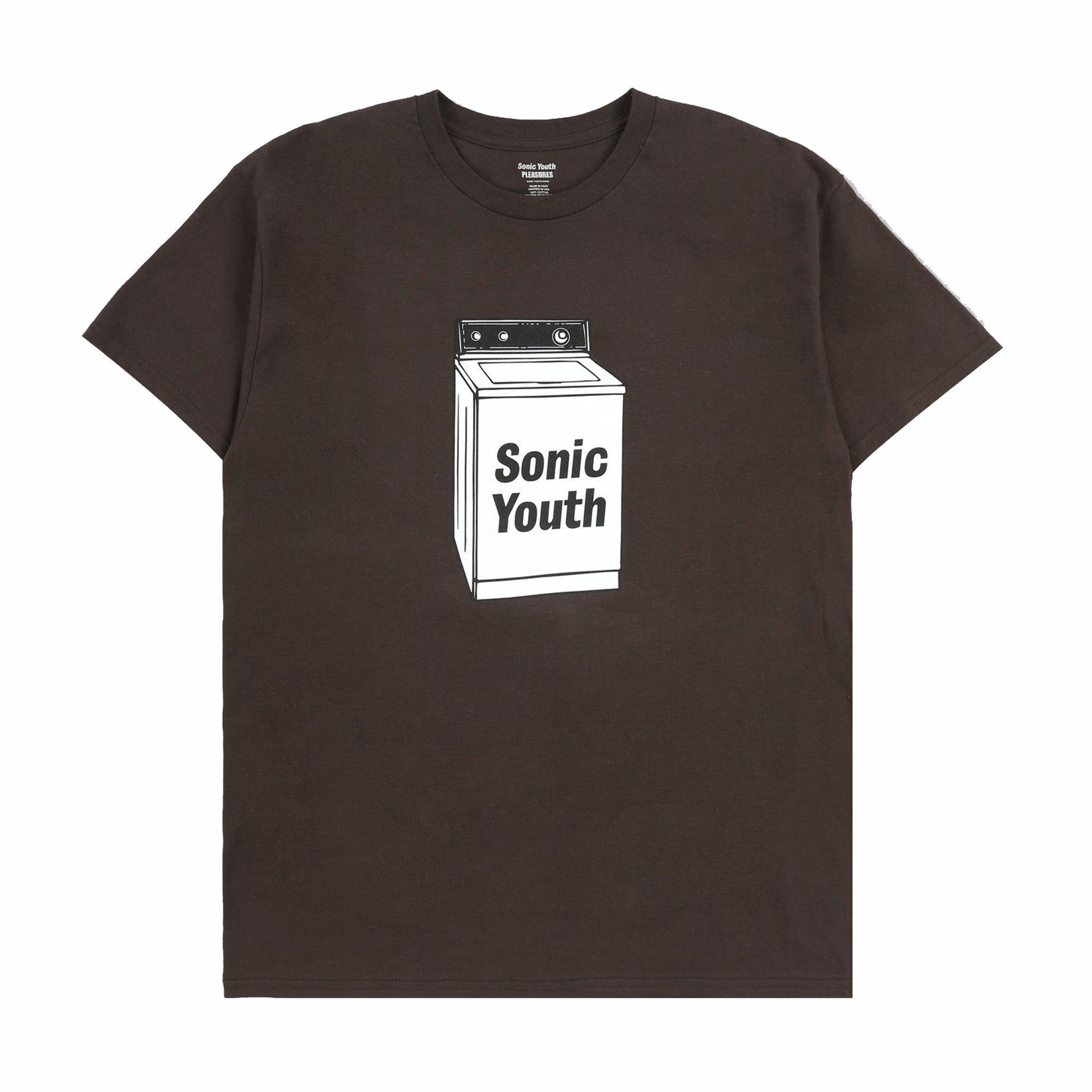 Pleasures x Sonic Youth Tech Pack T-Shirt (Brown) - August Shop