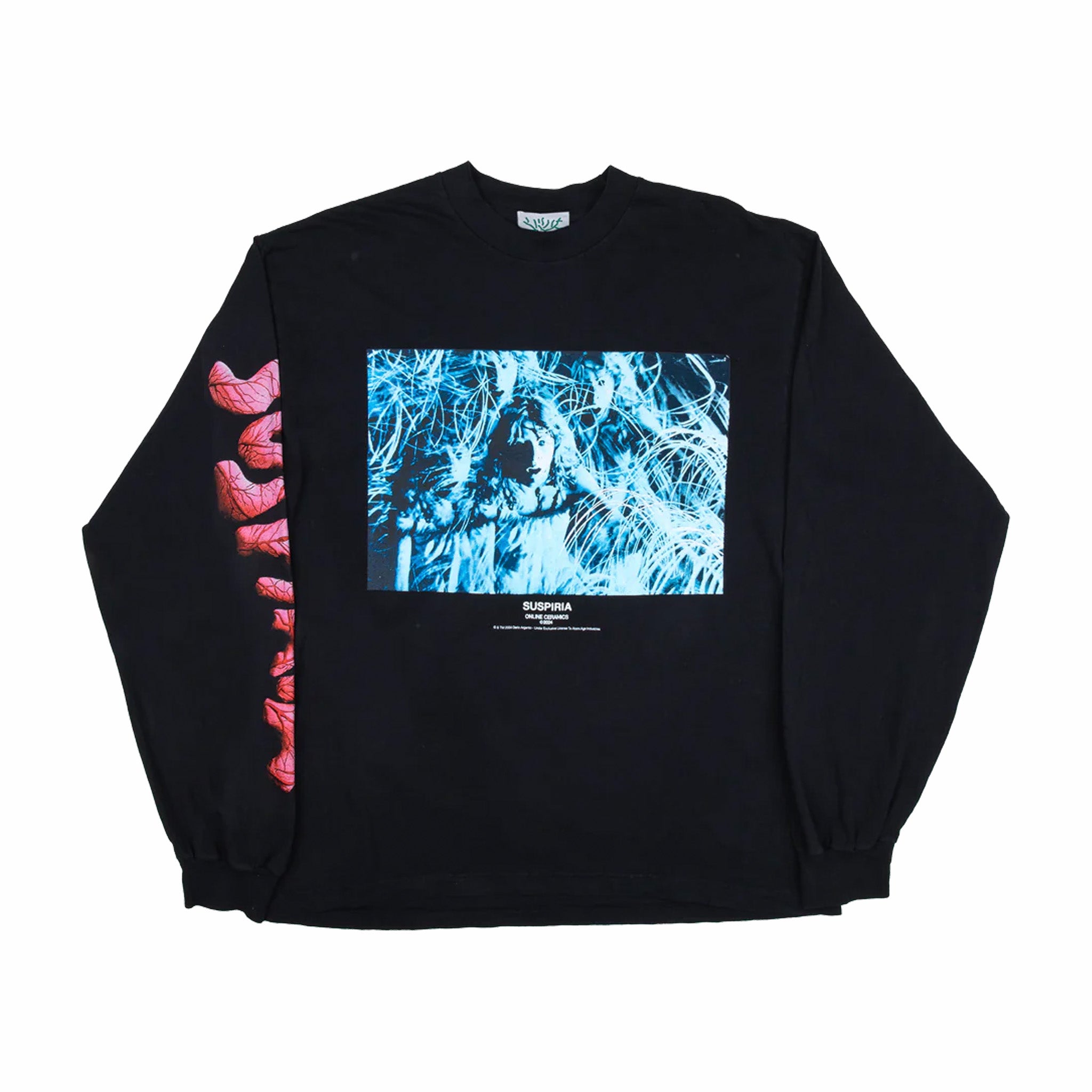 Online Ceramics x Suspiria &quot;The Only Thing More Terrifying...&quot; Longsleeve T-Shirt (Black)