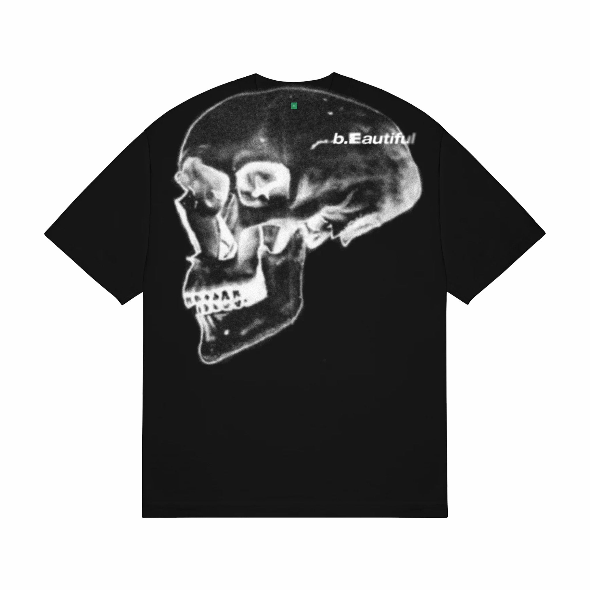 b.Eautiful x Shiga Skull T-Shirt (Black) - August Shop