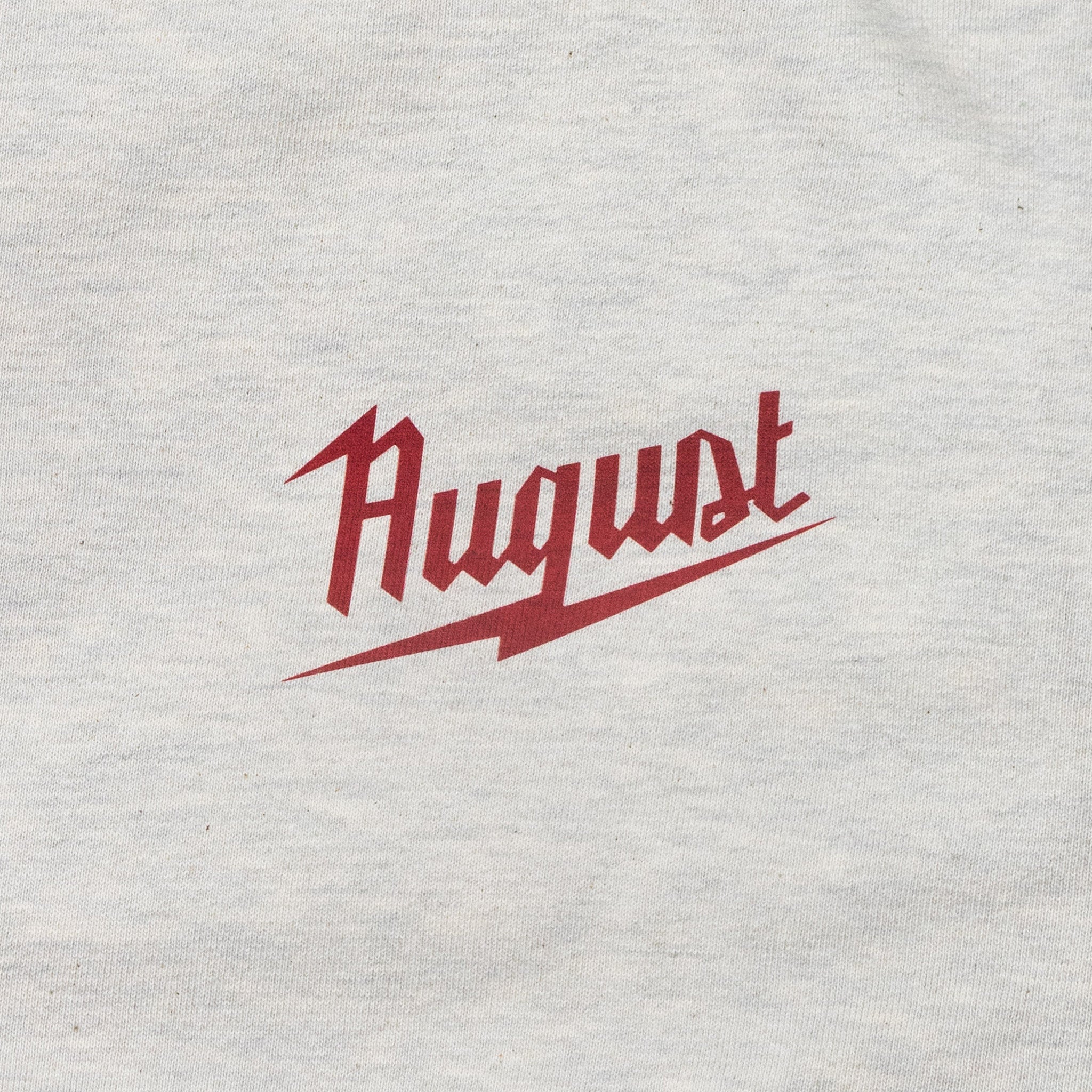 August &quot;Electric Tools&quot; 12oz Wide Crewneck (Scour) - August Shop