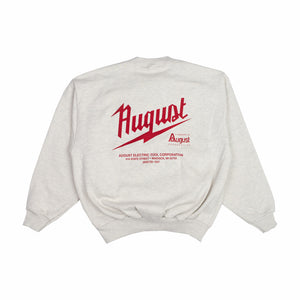 August "Electric Tools" 12oz Wide Crewneck (Scour) - August Shop