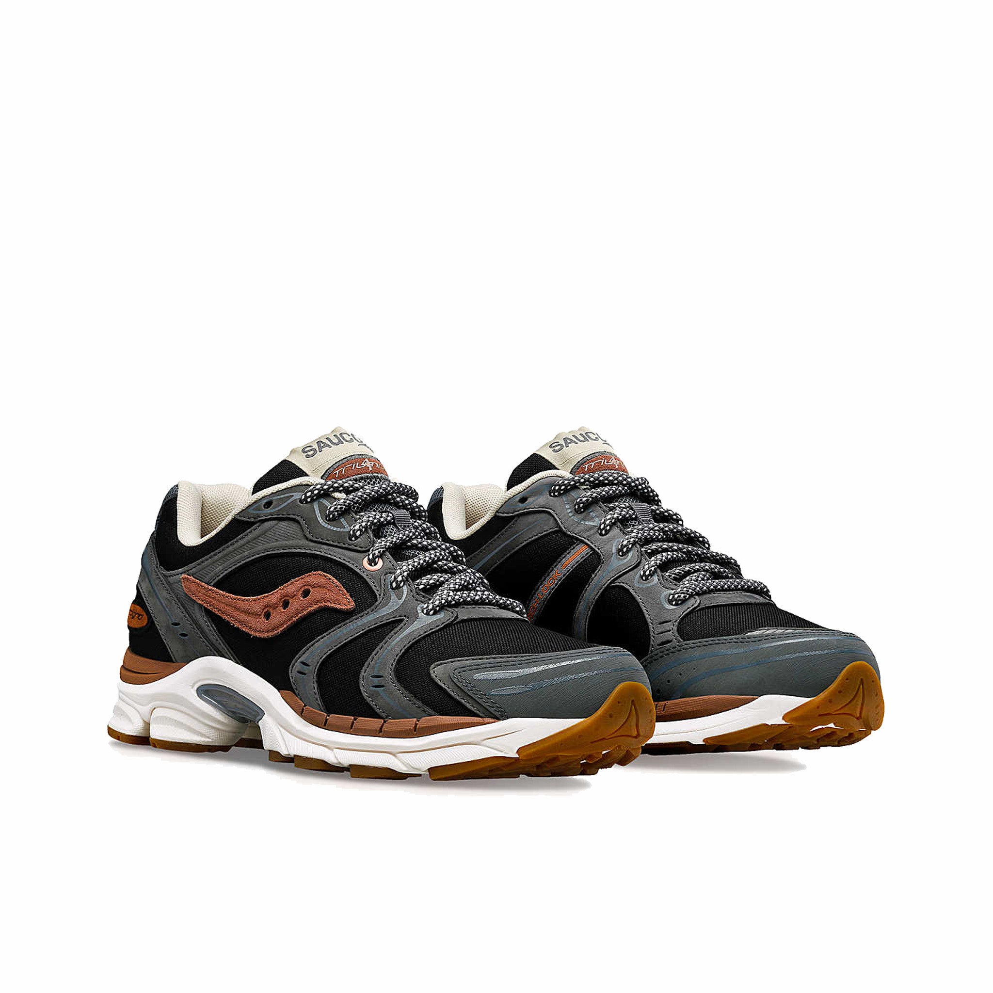 Saucony ProGrid Triumph 4 Secure (Grey/Brown) - August Shop