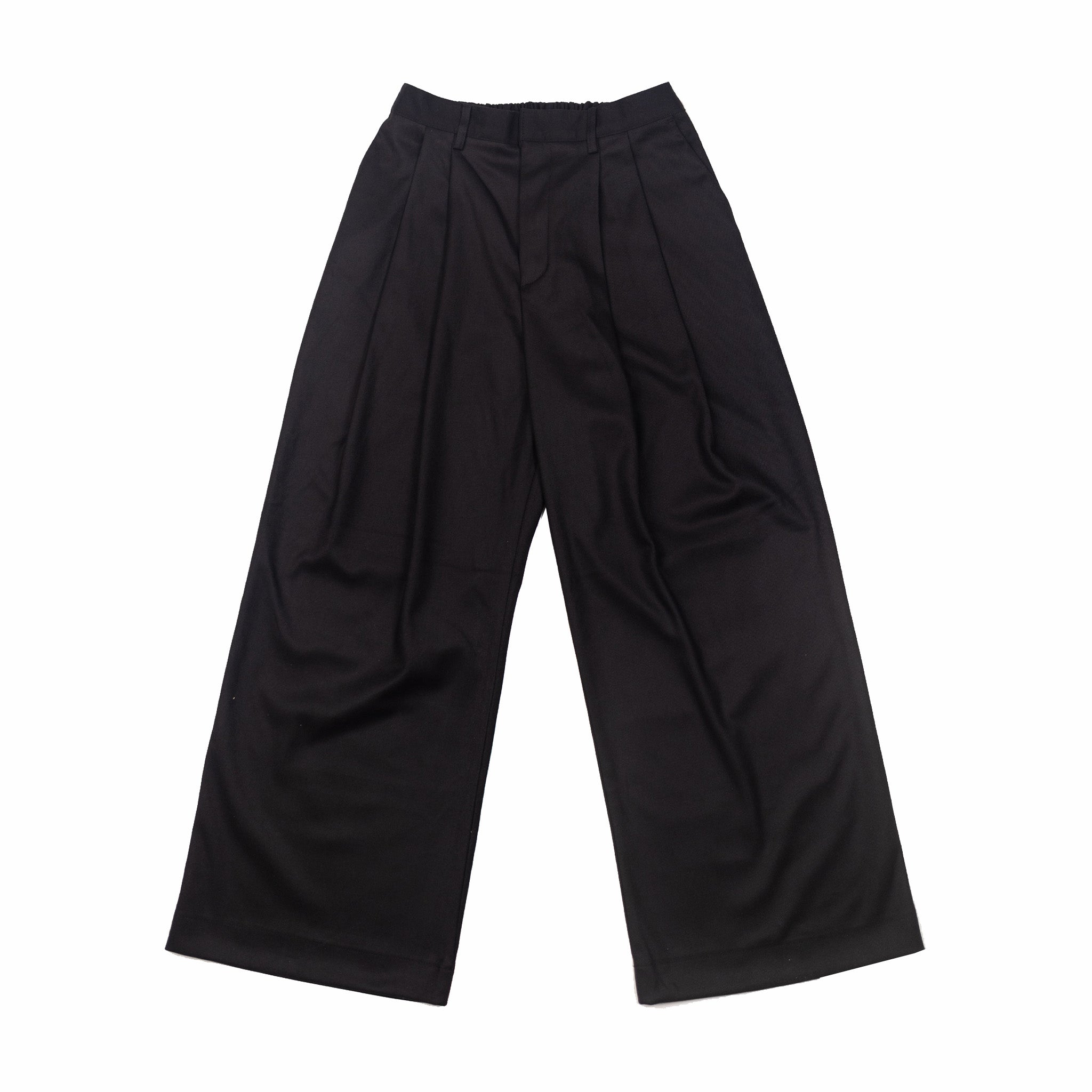 Estudio Niksen Pintuck Maxi Trousers (Black) - August Shop