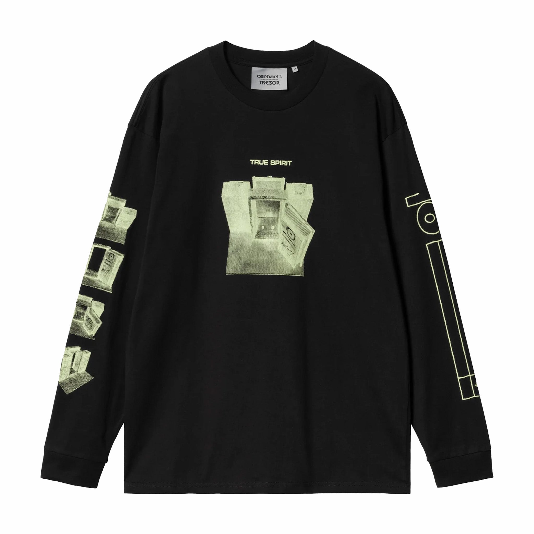 Carhartt WIP x TRESOR True Spirit Long Sleeve T-Shirt (Black) - August Shop