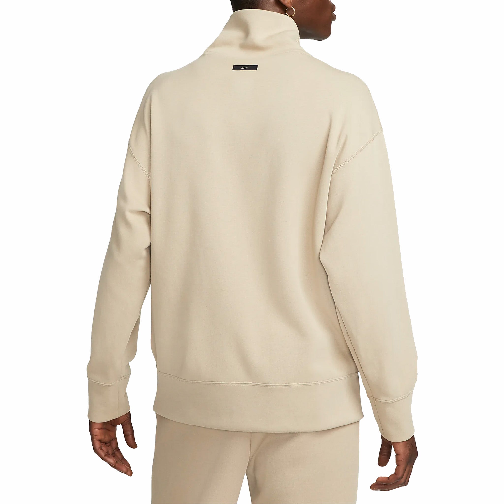 Nike Sportswear Tech Fleece Reimagined Oversized Turtleneck Sweatshirt (Khaki) - August Shop