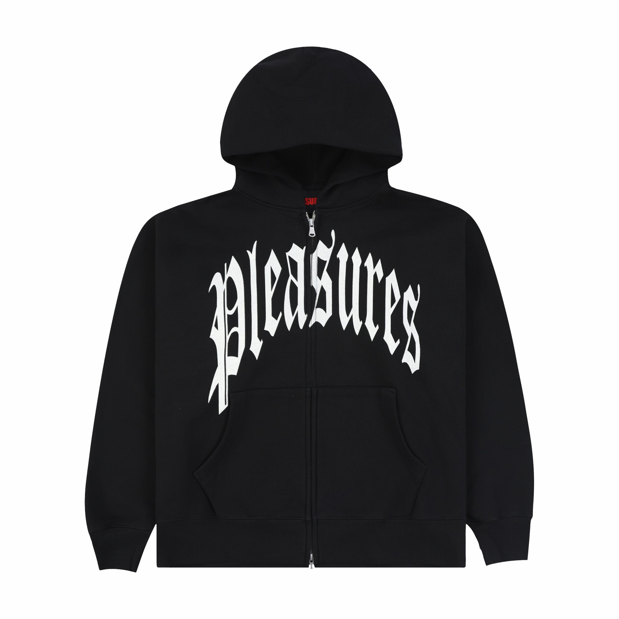 Pleasures Twitch Zip Hoodie (Black) - August Shop