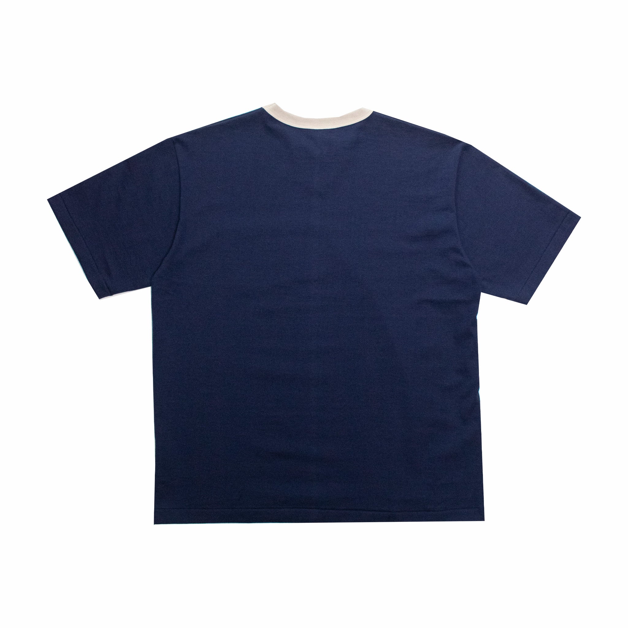 Velva Sheen 2-Tone Short Sleeve C/N Pocket Tee (Navy/Off White) - August Shop