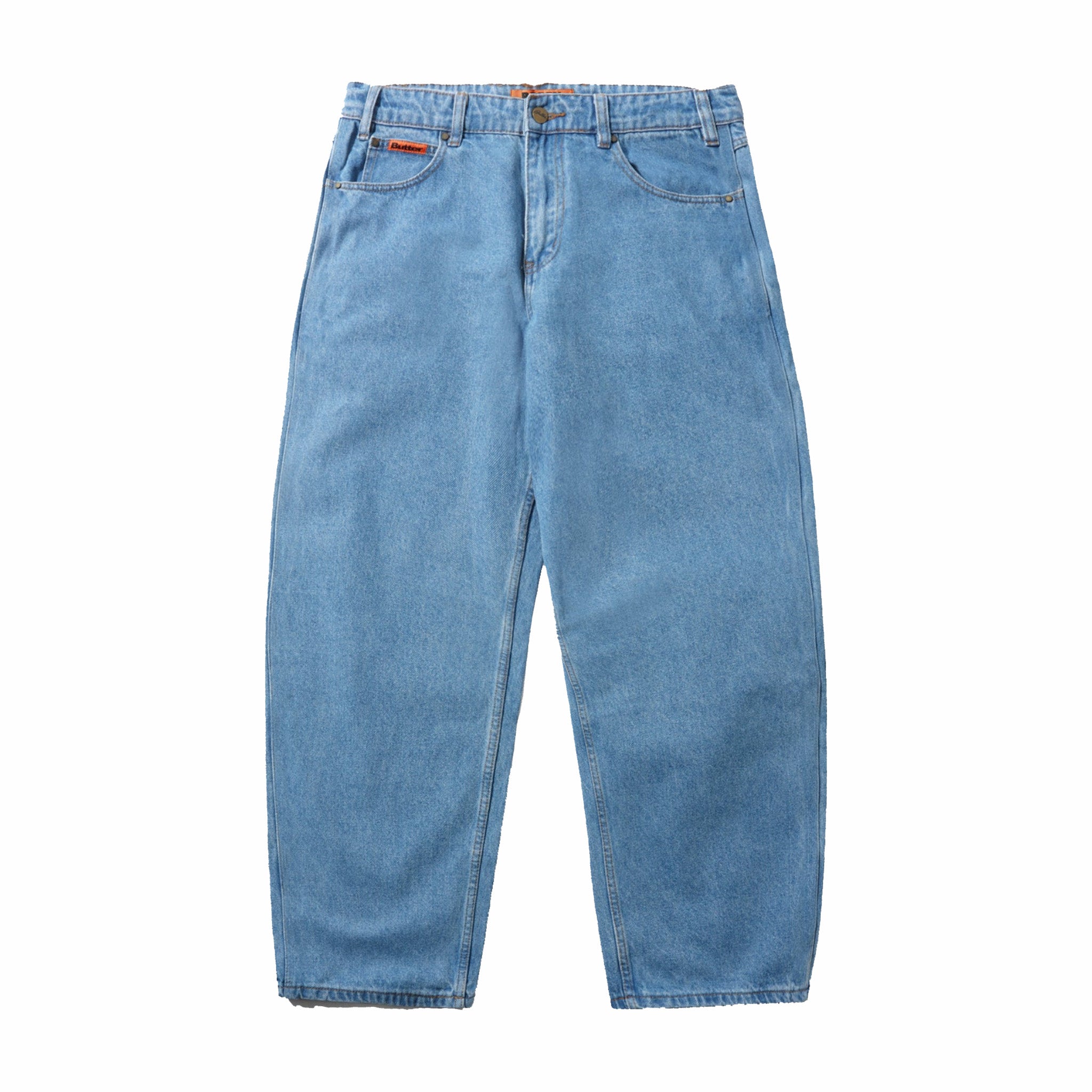 Butter Goods Baggy Denim Jeans (Washed Indigo) - August Shop