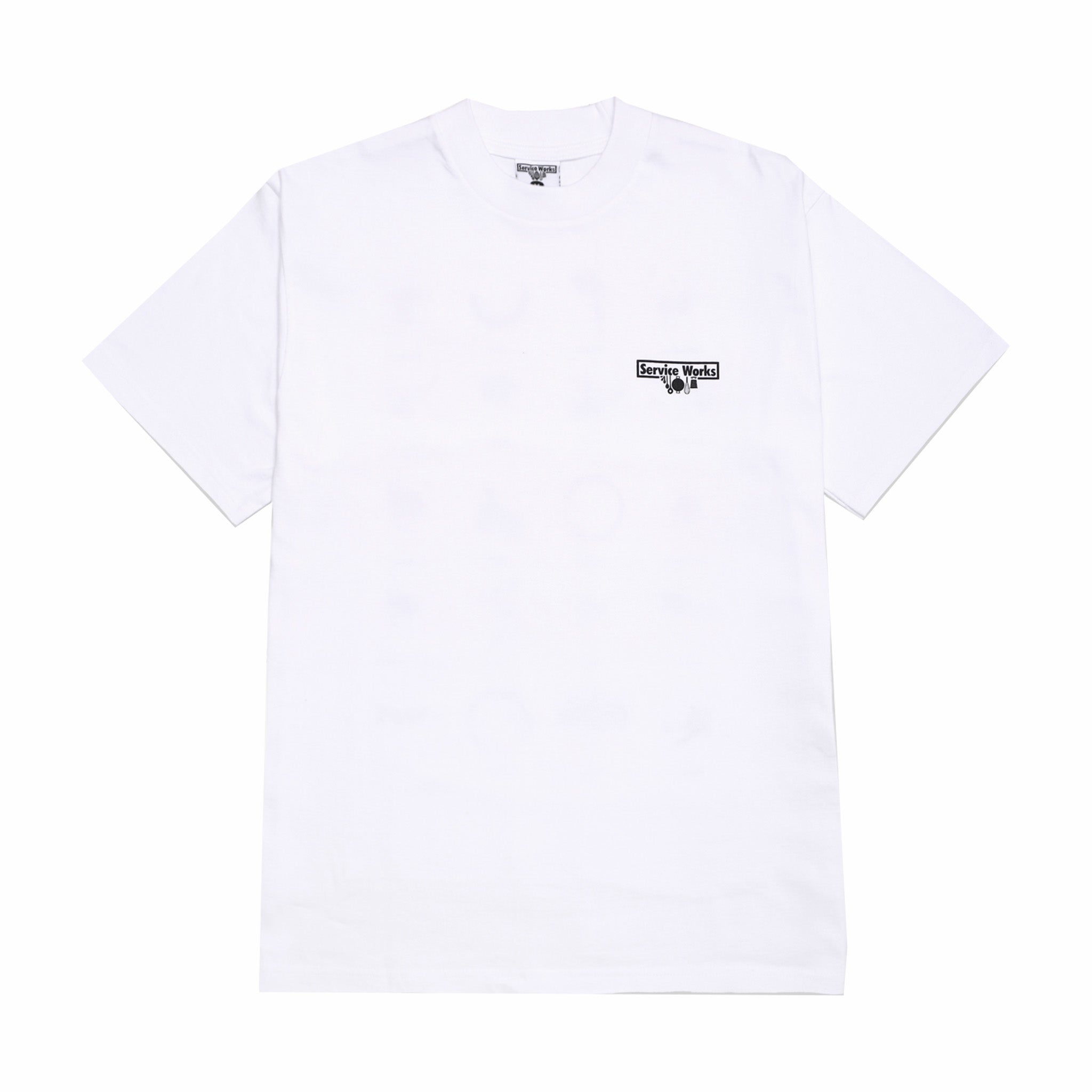 Service Works Wine Spill T-Shirt (White) - August Shop