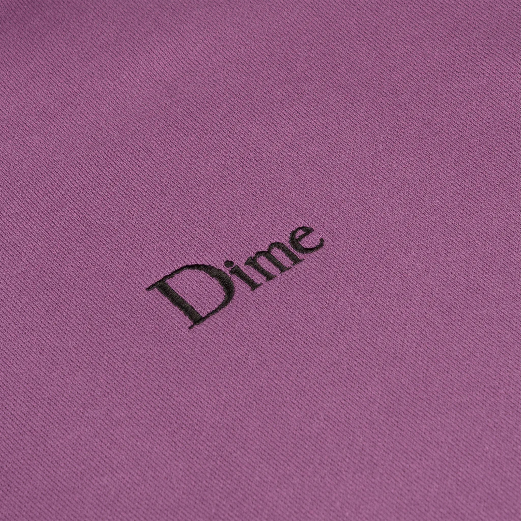 Dime Classic Small Logo Hoodie (Violet) - August Shop