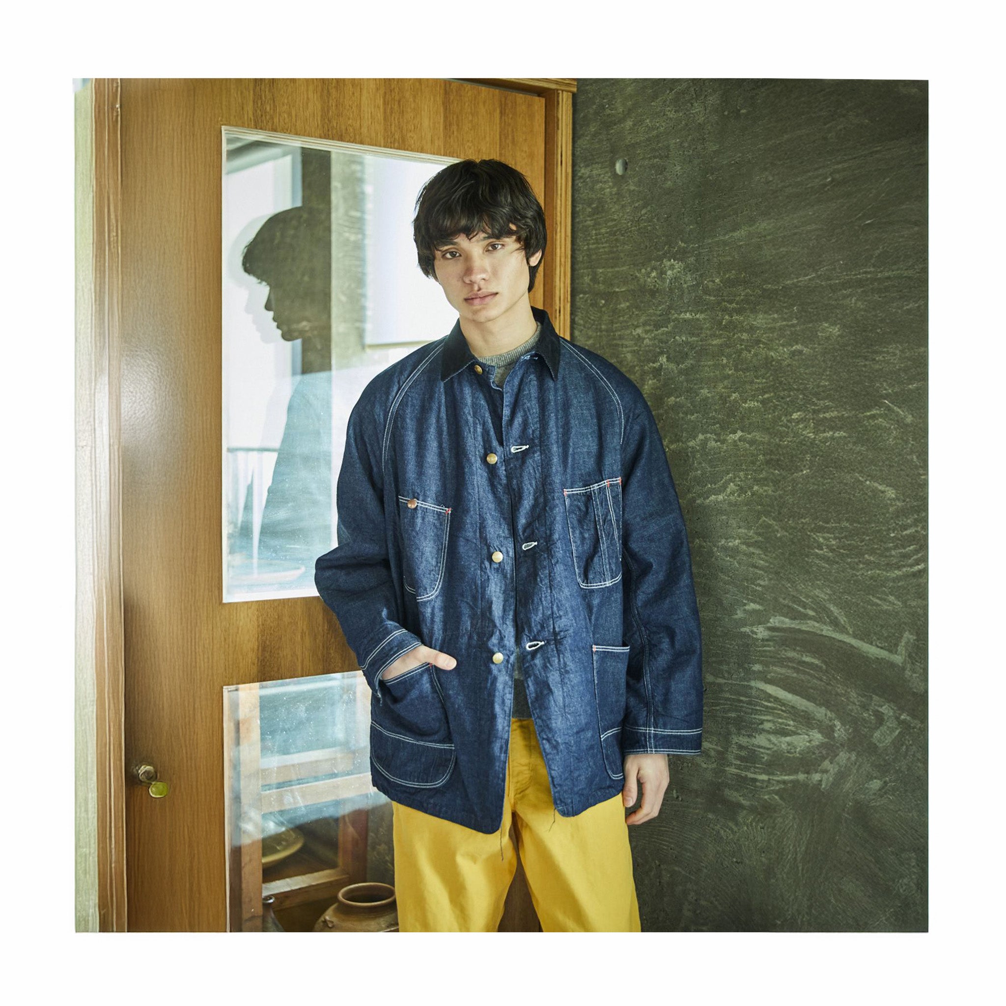 OrSlow Wool Liner Relax Fit Denim Coverall (One Wash) – August