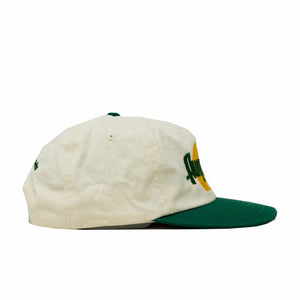 August Inn "Friendship" Five Panel Cap (Natural/Green) - August Shop
