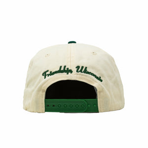August Inn "Friendship" Five Panel Cap (Natural/Green) - August Shop