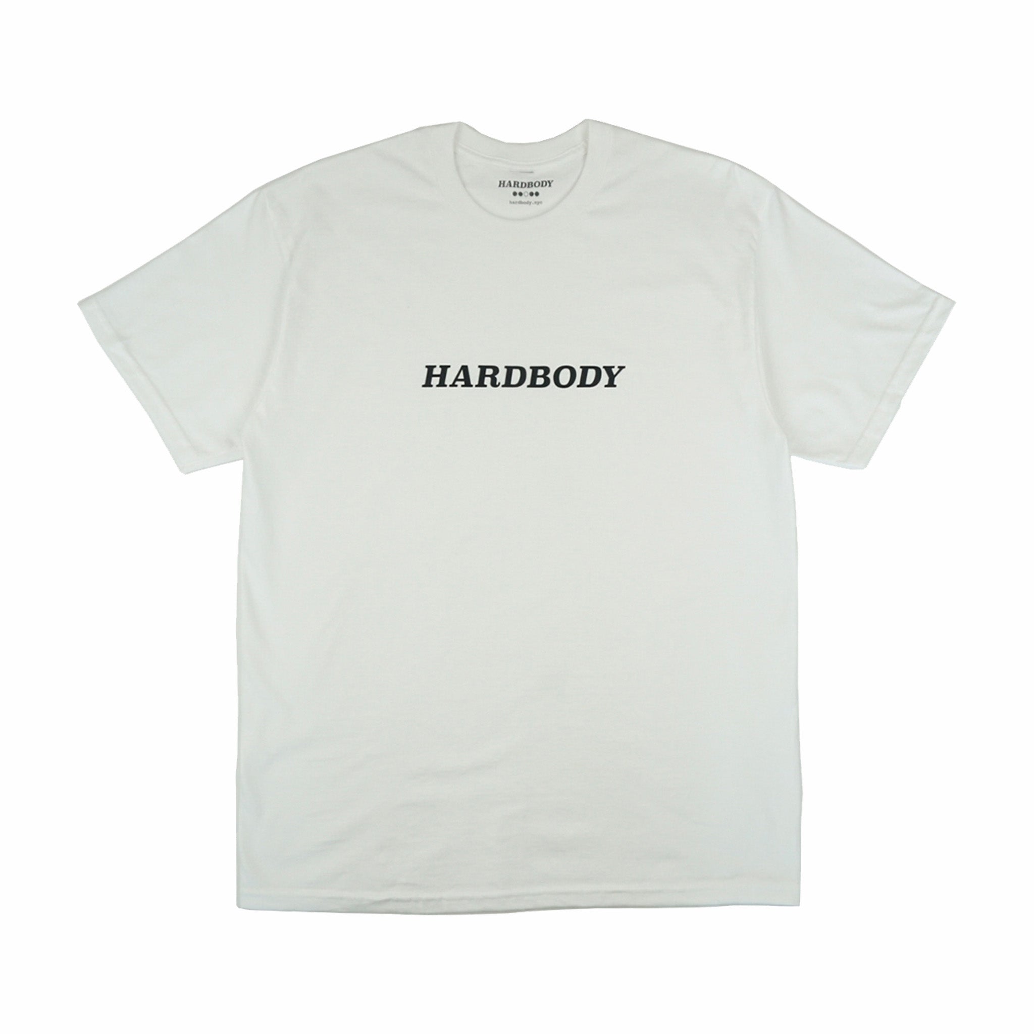 HARDBODY LOGO TEE (WHITE) - August Shop