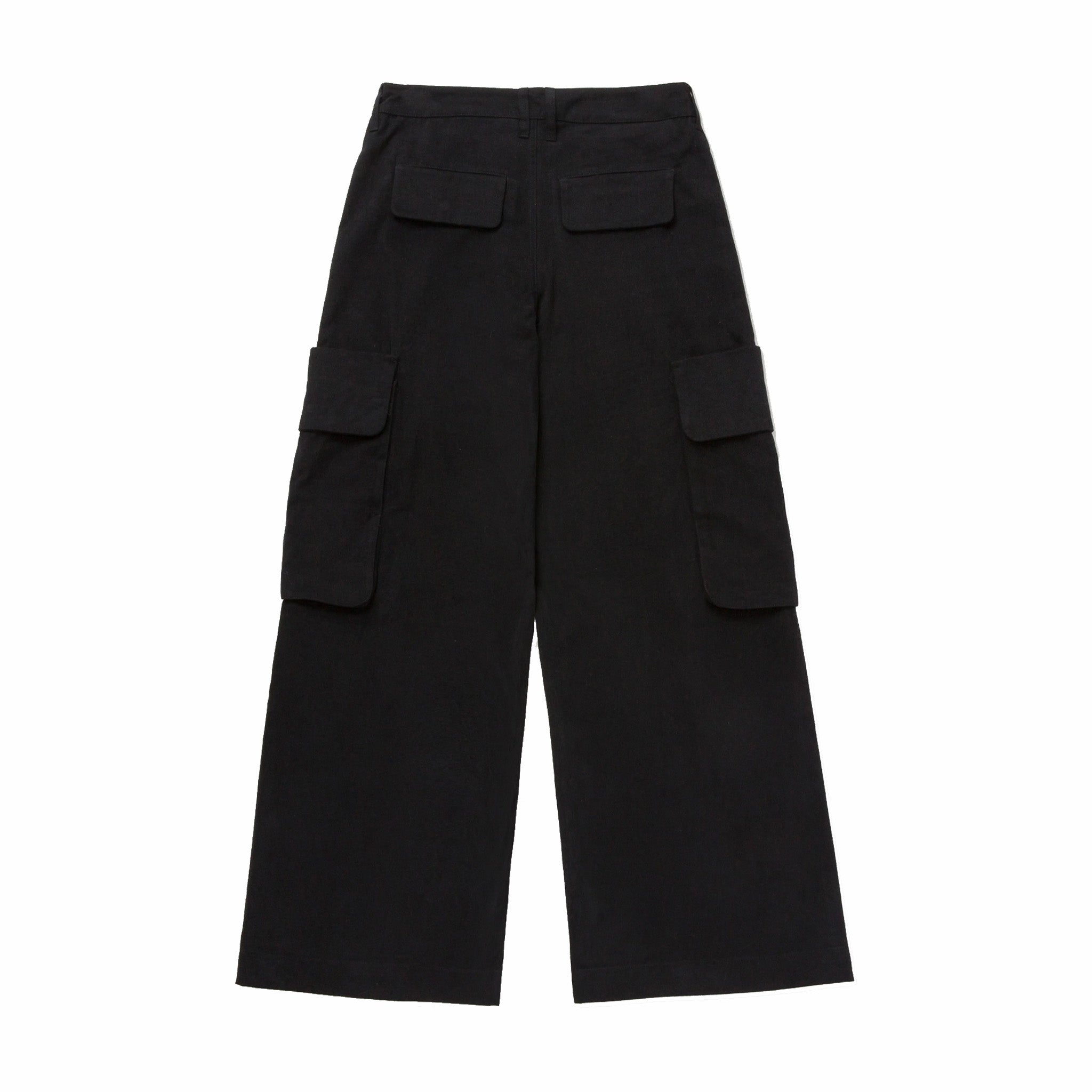 Honor The Gift Wide Leg Cargo Pant (Black) - August Shop