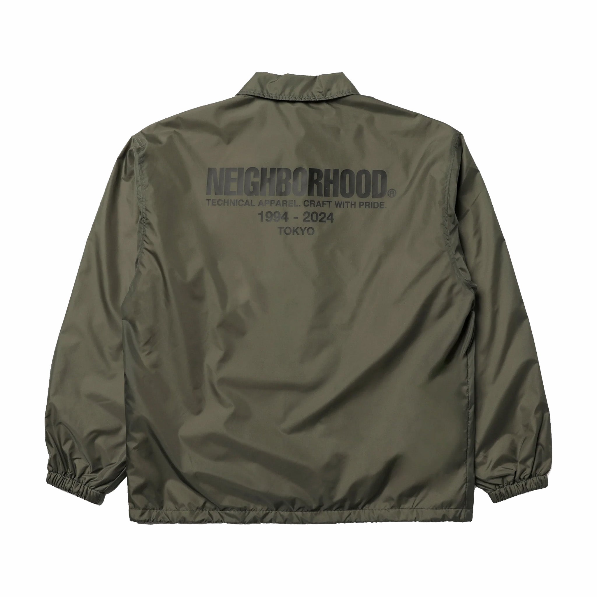 Neighborhood Windbreaker Jacket-1 (Olive Drab) - August Shop