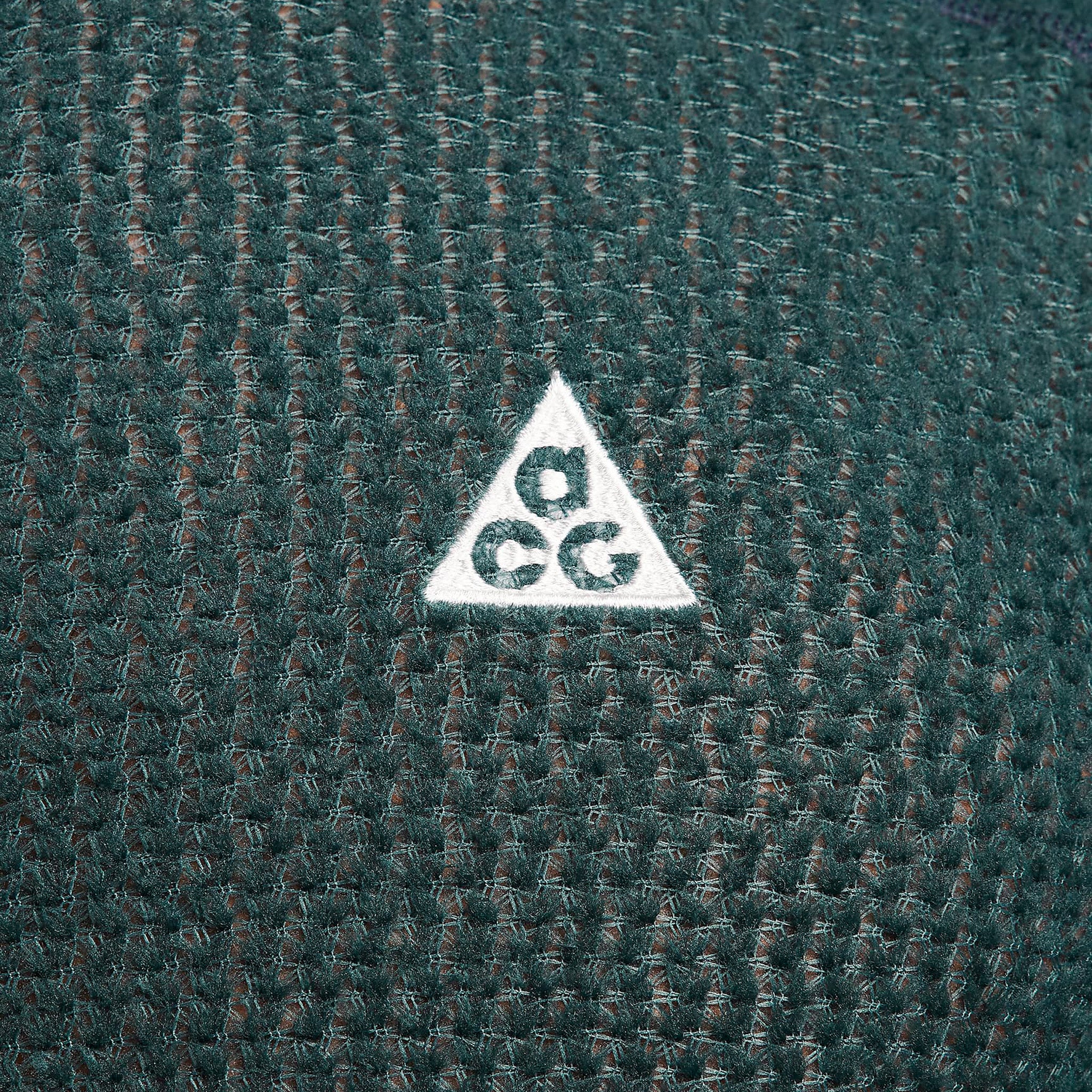 Nike ACG &quot;Wolf Lichen Caps&quot; Mid-Layer Hoodie (Deep Jungle/Purple Ink) - August Shop