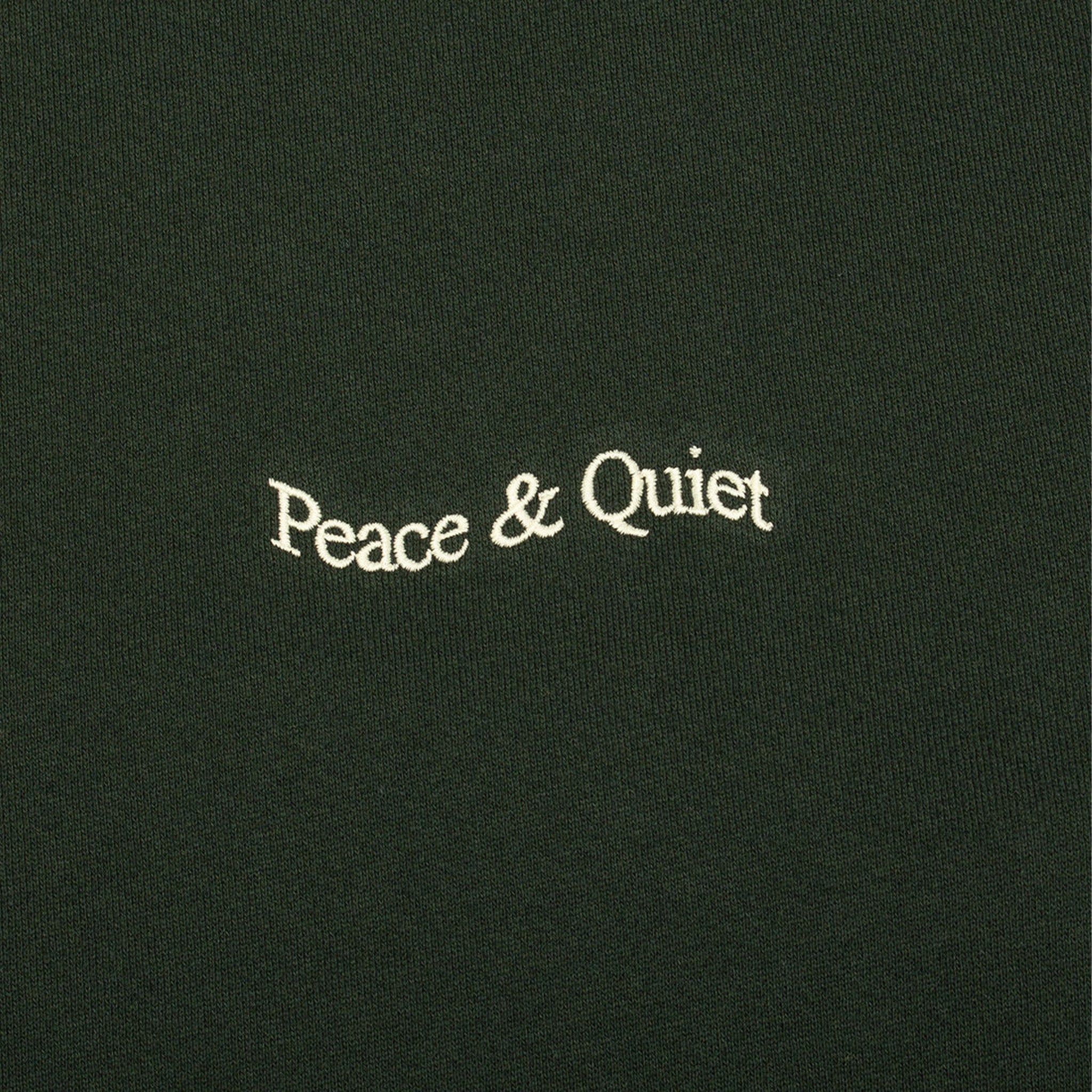 Museum of Peace &amp; Quiet Wordmark Crewneck (Pine) - August Shop