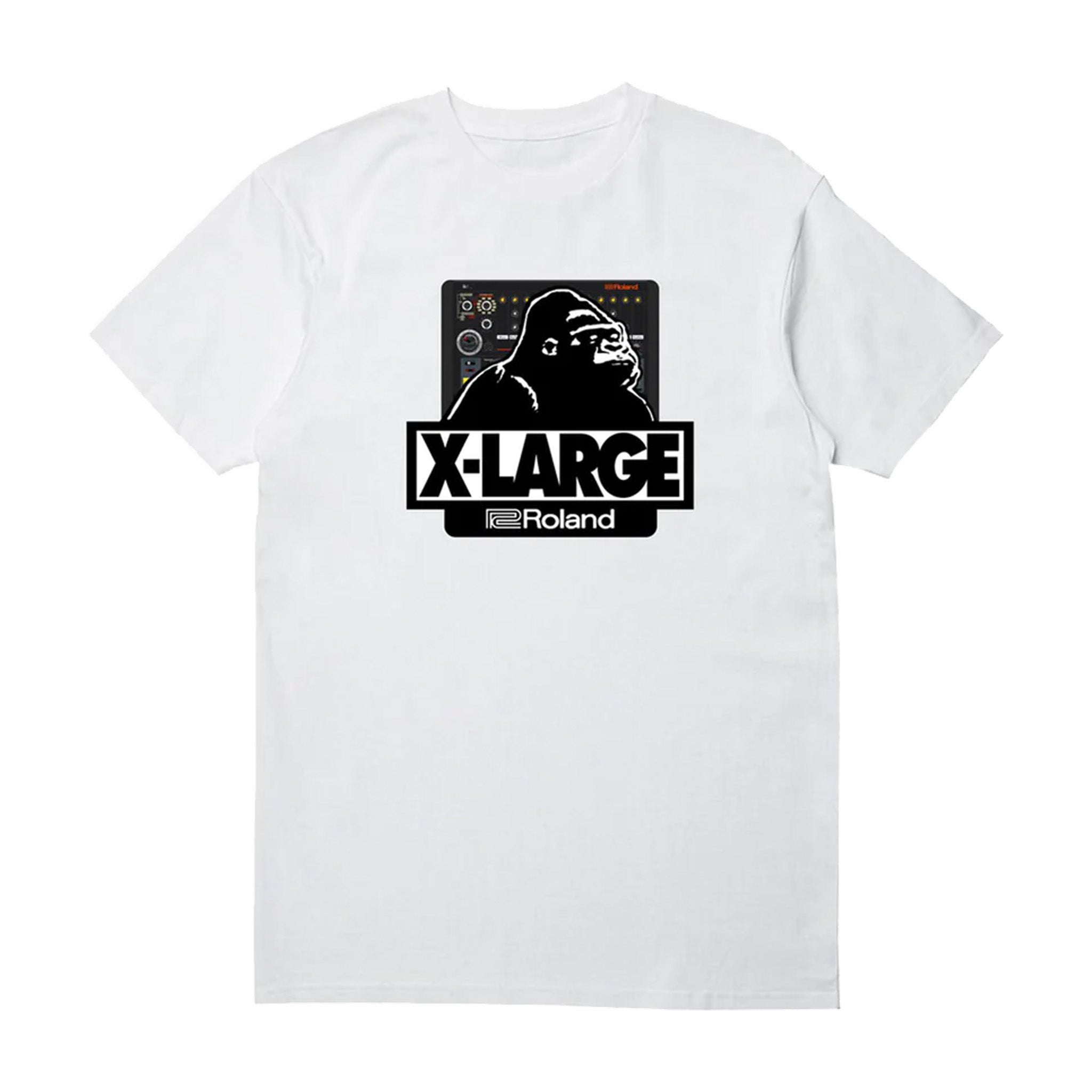 Roland Lifestyle XLARGE Roland T-Shirt (White) - August Shop