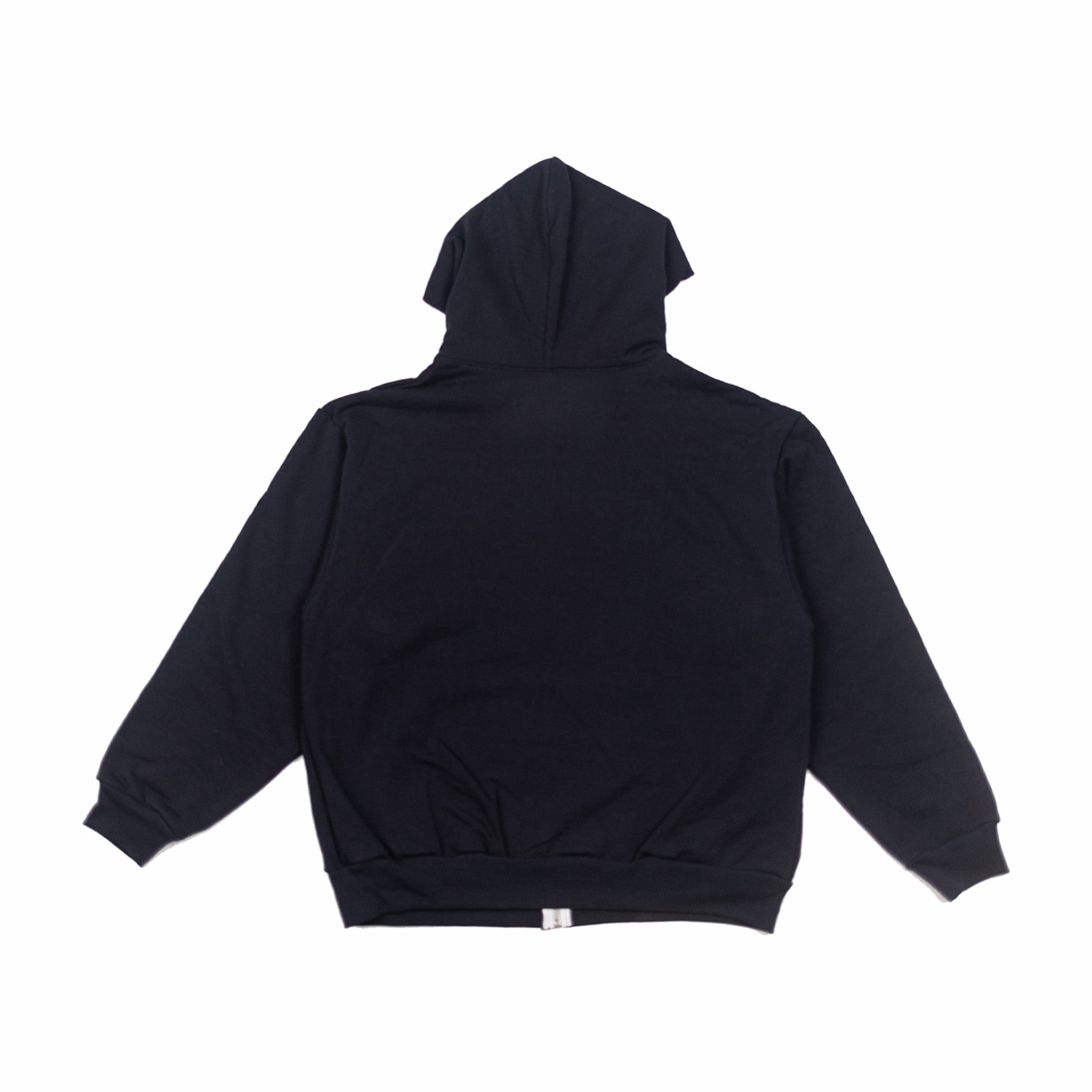 August 7 Year Anniversary &quot;Lotus Flower&quot; Zip Up Hoodie (Navy) - August Shop