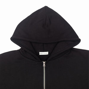 Estudio Niksen Boxy Zip-up Hoodie (Black) - August Shop