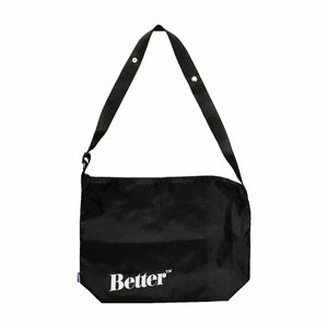 Better™ Gift Shop "Logo" Nylon Sidebag (Black) - August Shop