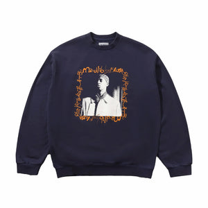 Butter Goods Loop Digga Crewneck (Washed Navy) - August Shop