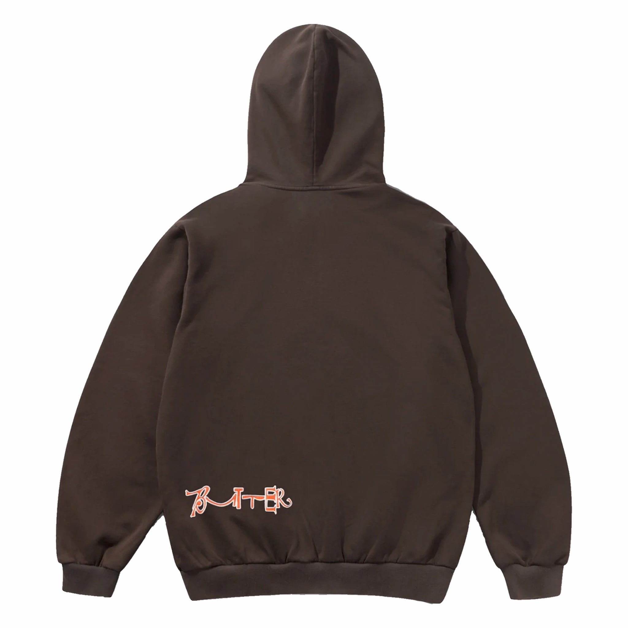 Butter Goods Beat Konducta Zip-Thru Hoodie (Washed Chestnut) - August Shop