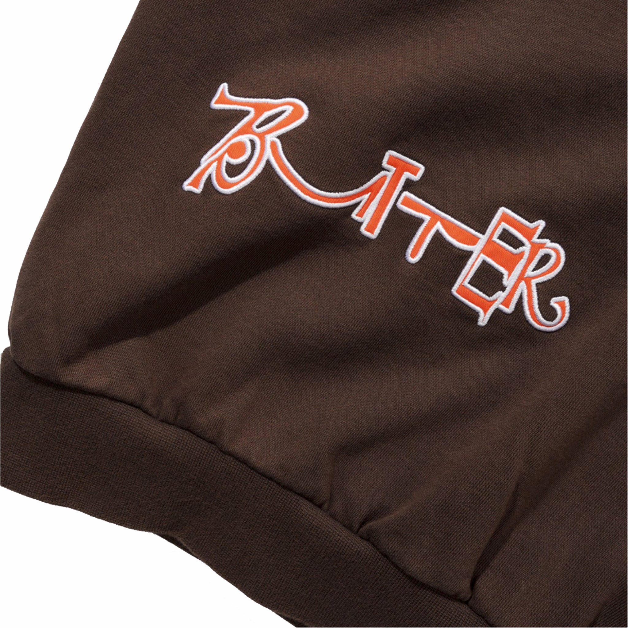 Butter Goods Beat Konducta Zip-Thru Hoodie (Washed Chestnut) - August Shop