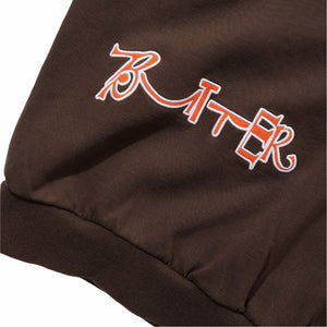 Butter Goods Beat Konducta Zip-Thru Hoodie (Washed Chestnut) - August Shop