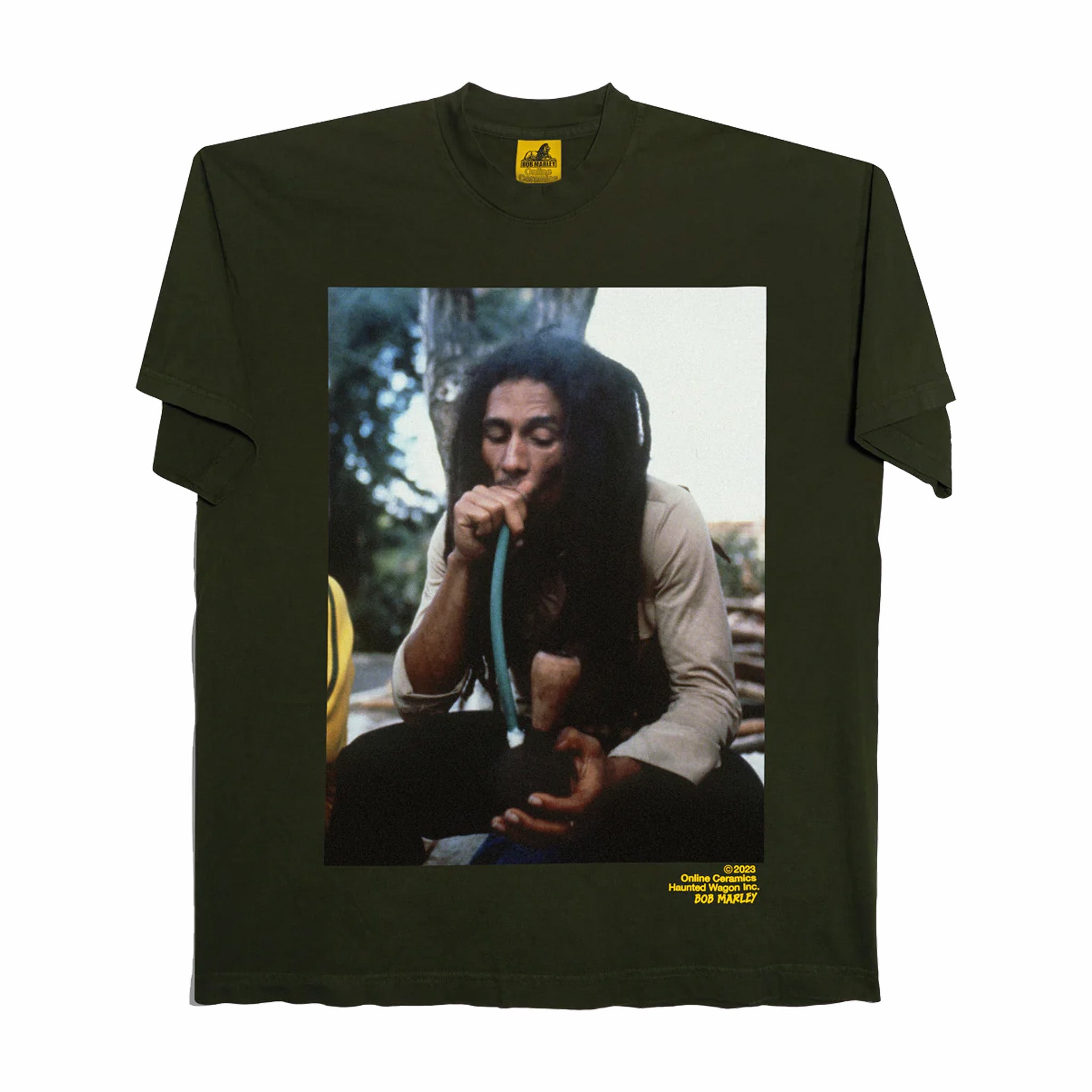 Online Ceramics x Bob Marley &quot;Don&#39;t Let Them Change Ya&quot; Tee (Ivy) - August Shop