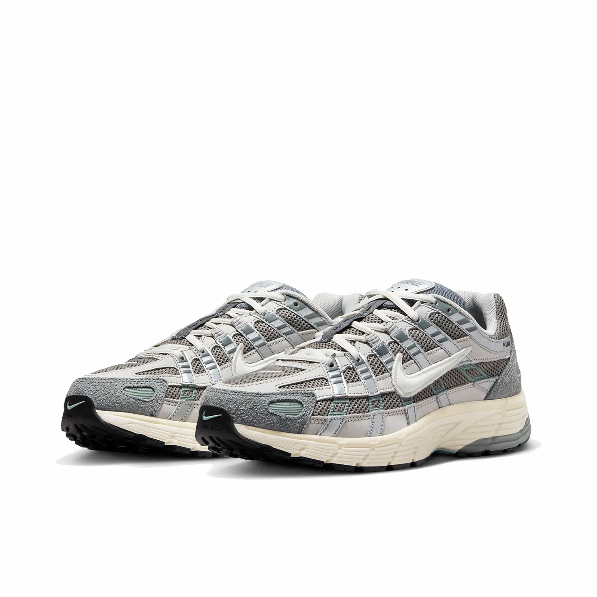 Nike P-6000 (Flat Pewter/Light Iron Ore/Metallic Silver/White) - August Shop