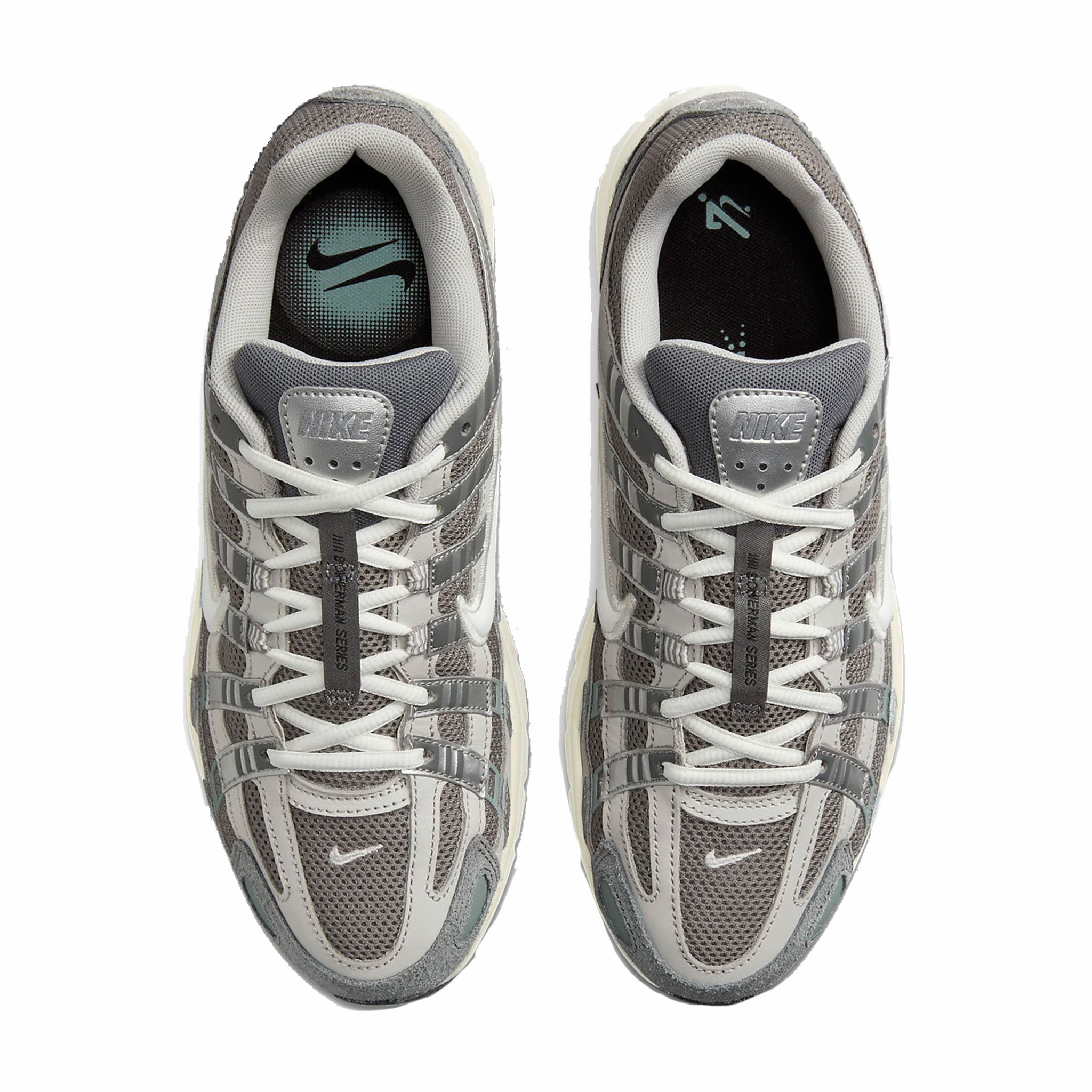 Nike P-6000 (Flat Pewter/Light Iron Ore/Metallic Silver/White) - August Shop