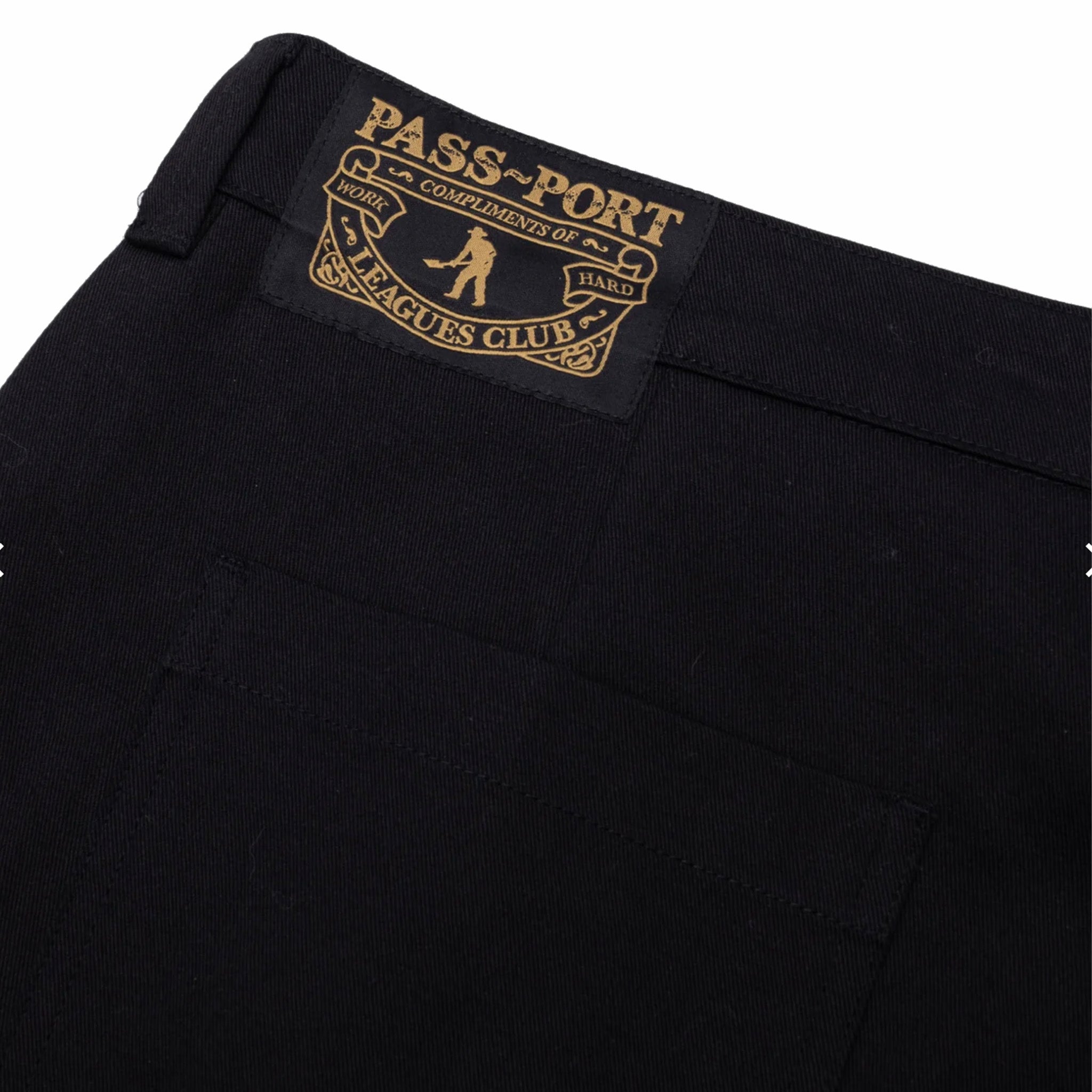 Pass~Port Leagues Club Pant (Black) - August Shop