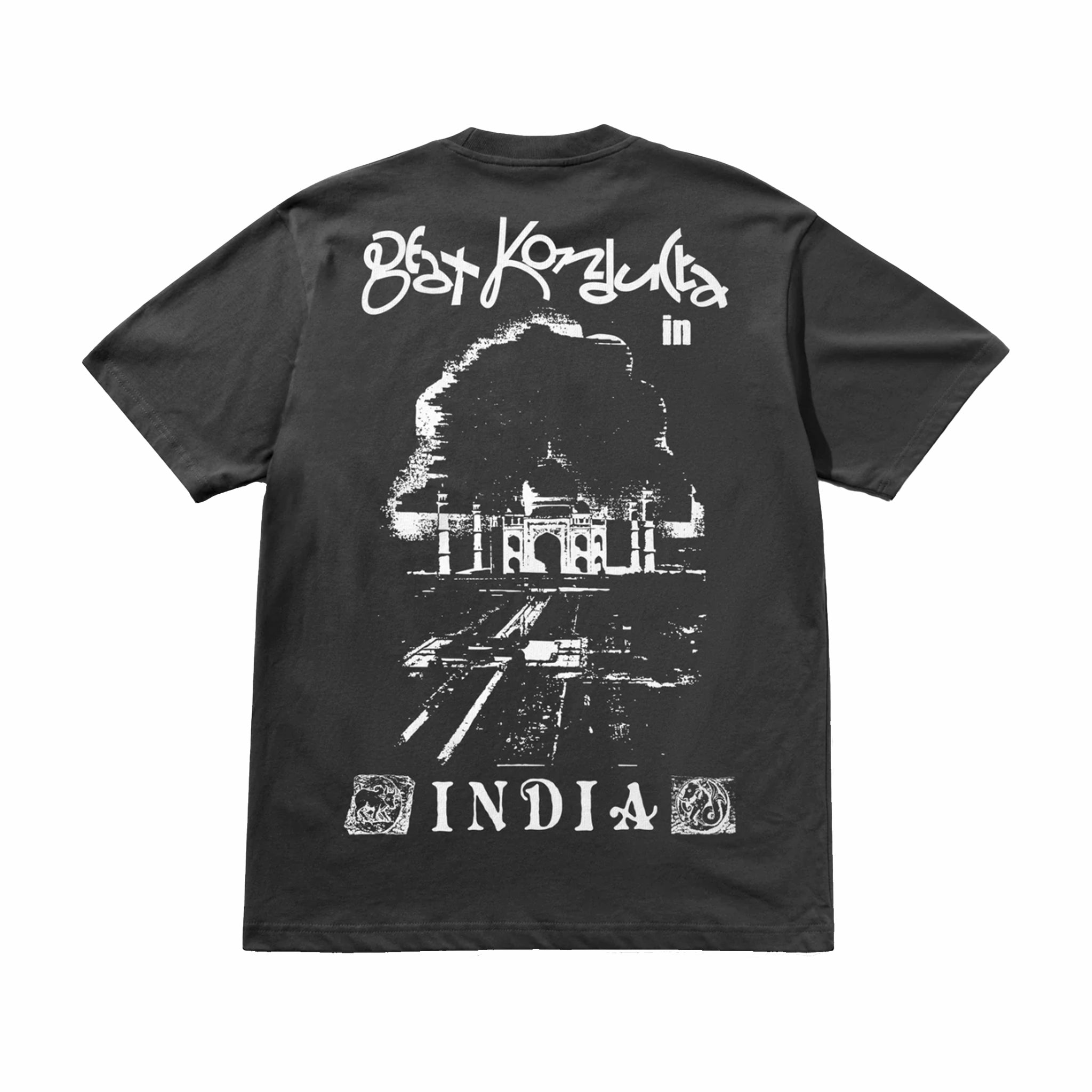 Butter Goods India Tee (Washed Black) - August Shop