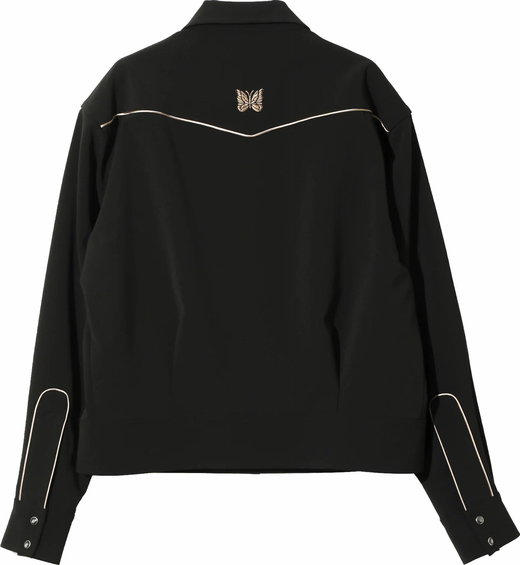 Needles Piping Cowboy Jacket - Poly Double Cloth (Black/Gold) - August Shop
