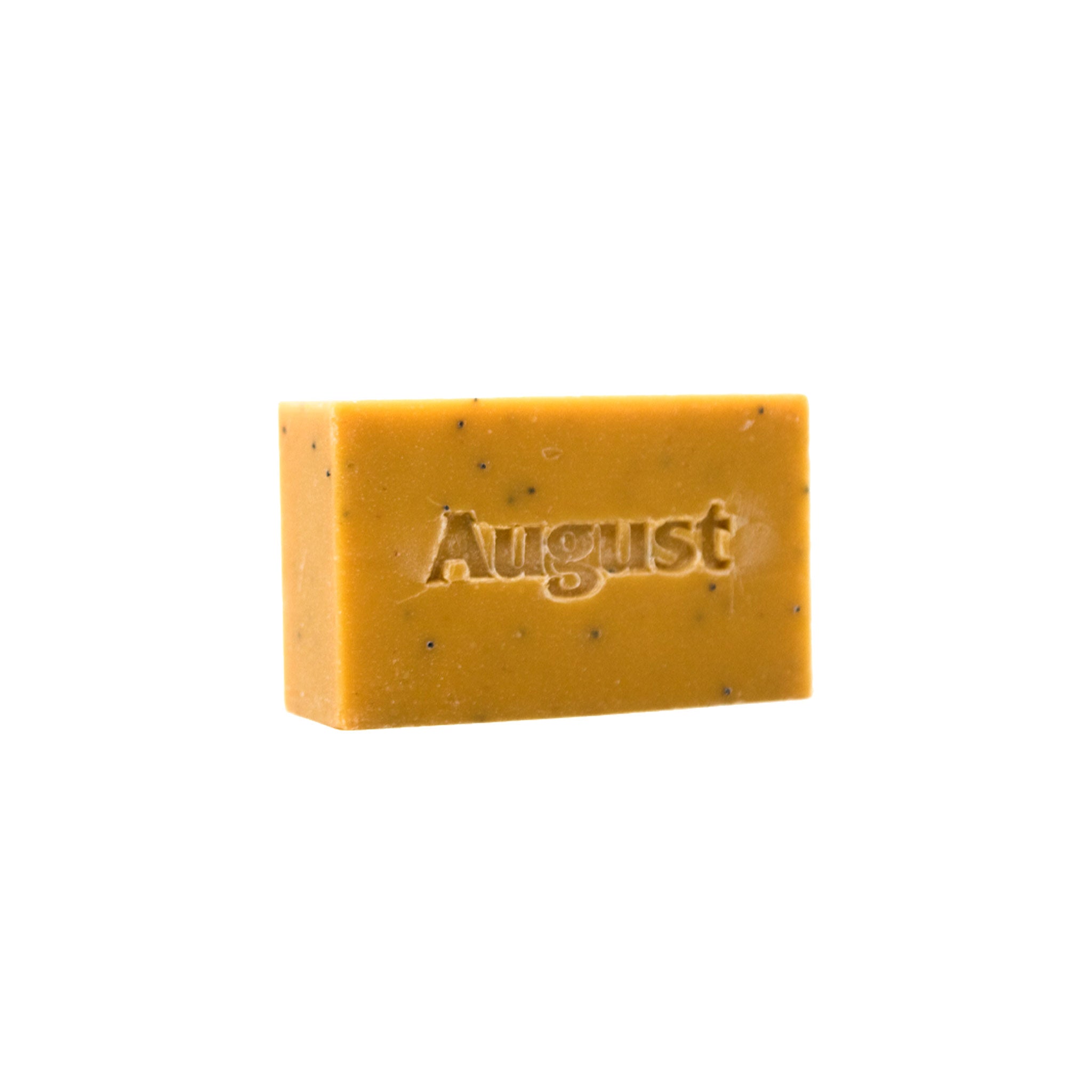 August &quot;Lemon Poppy&quot; Organic Bar Soap - August Shop