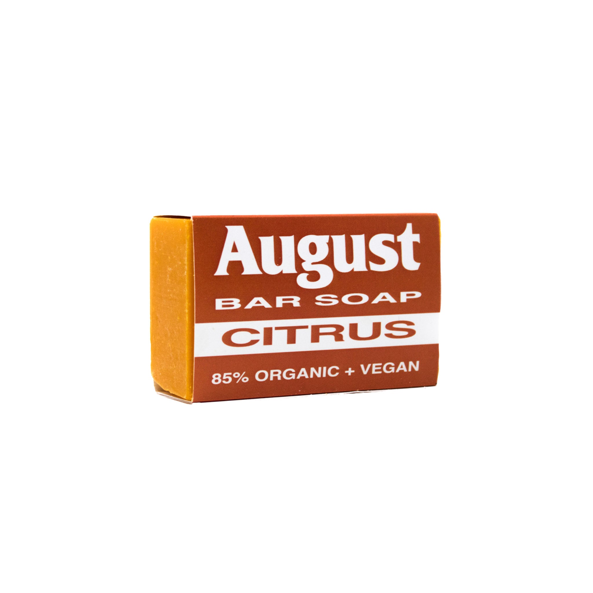 August &quot;Citrus&quot; Organic Bar Soap - August Shop
