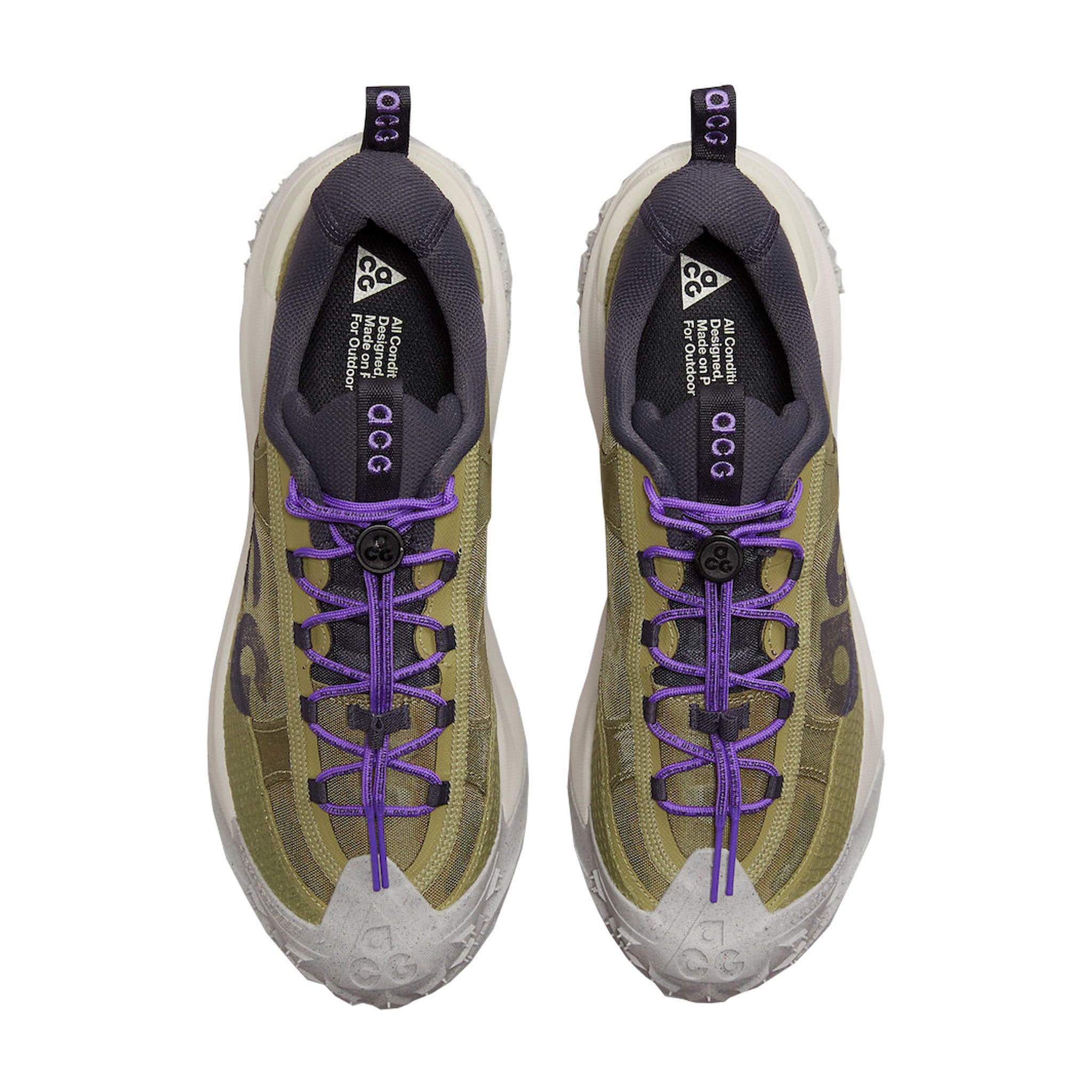 Nike ACG Mountain Fly 2 Low (Neutral Olive/Gridiron-Action Grape) - August Shop