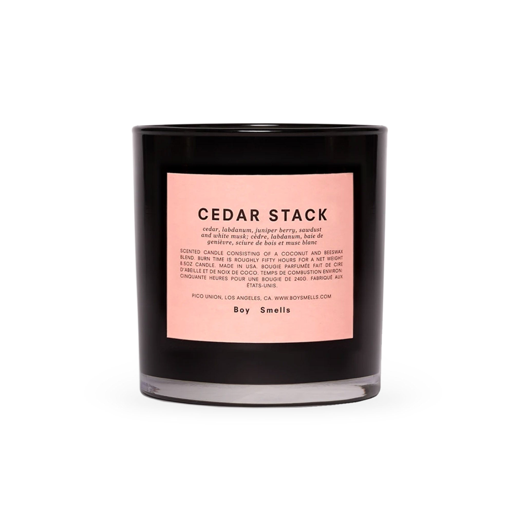 Boy Smells Cedar Stack Candle - August Shop