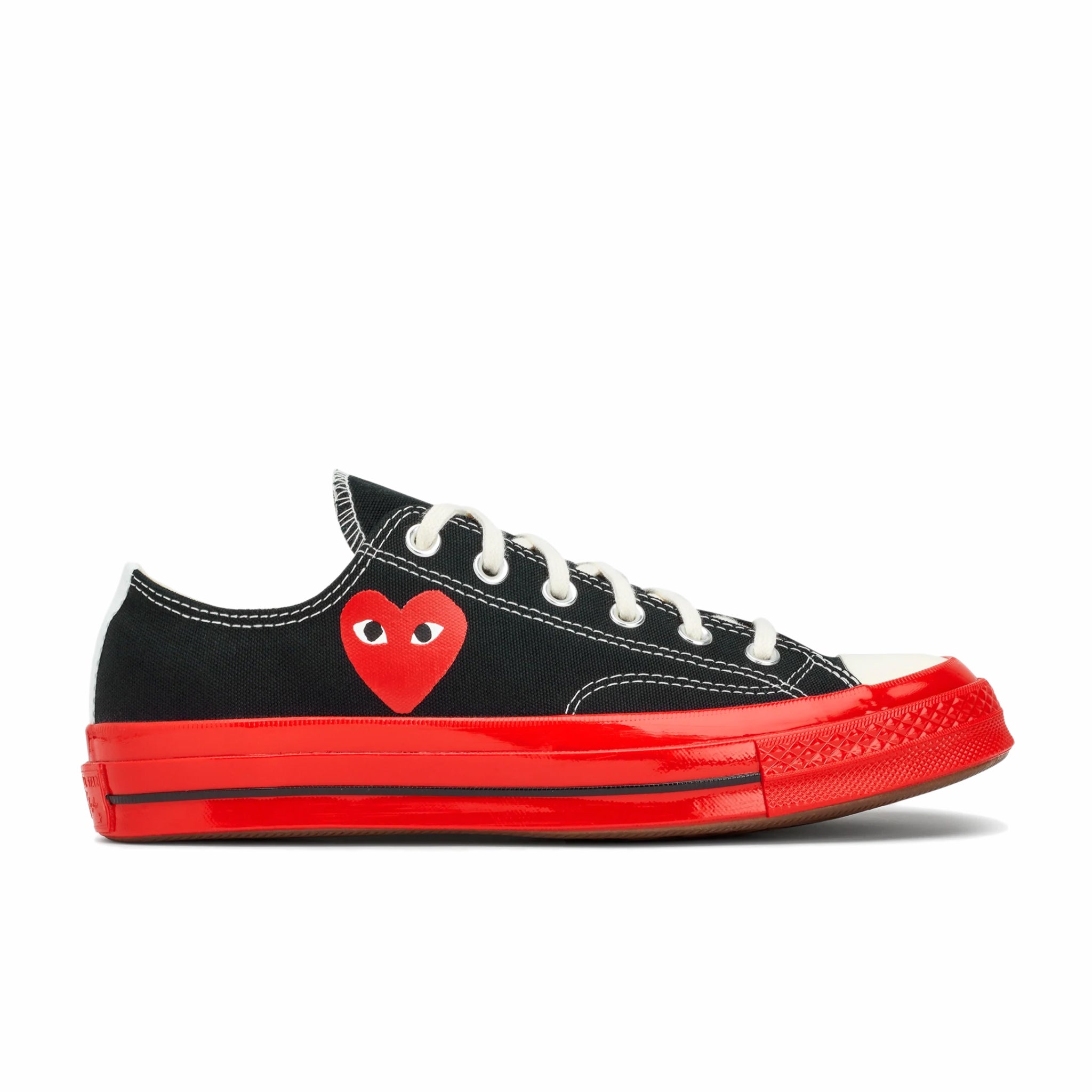 Comme des Garçons PLAY Converse Chuck &#39;70 Red Sole Ox (Black) P1K123 - August Shop