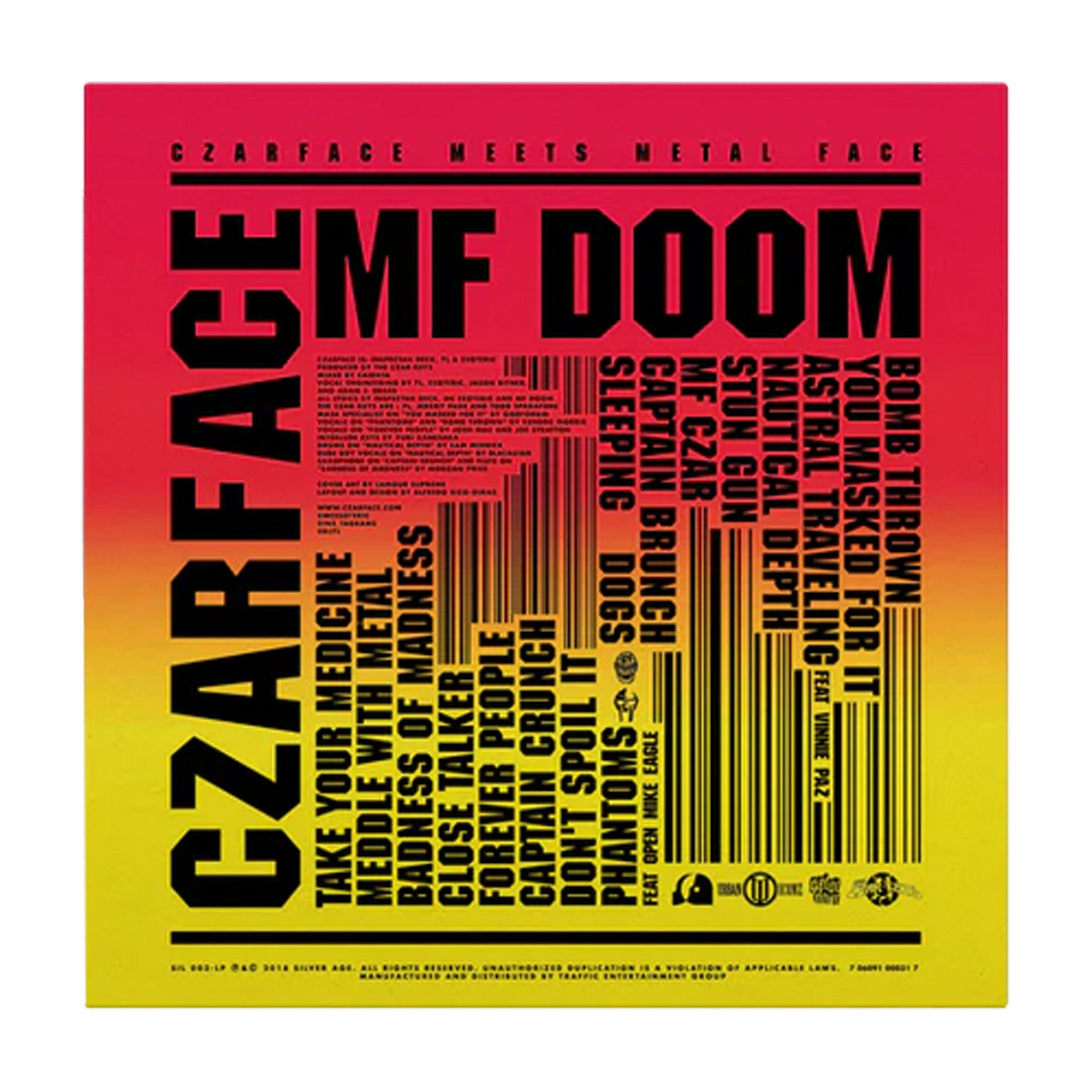 Czarface &amp; MF DOOM &quot;Czarface Meets Metal Face&quot; LP - August Shop