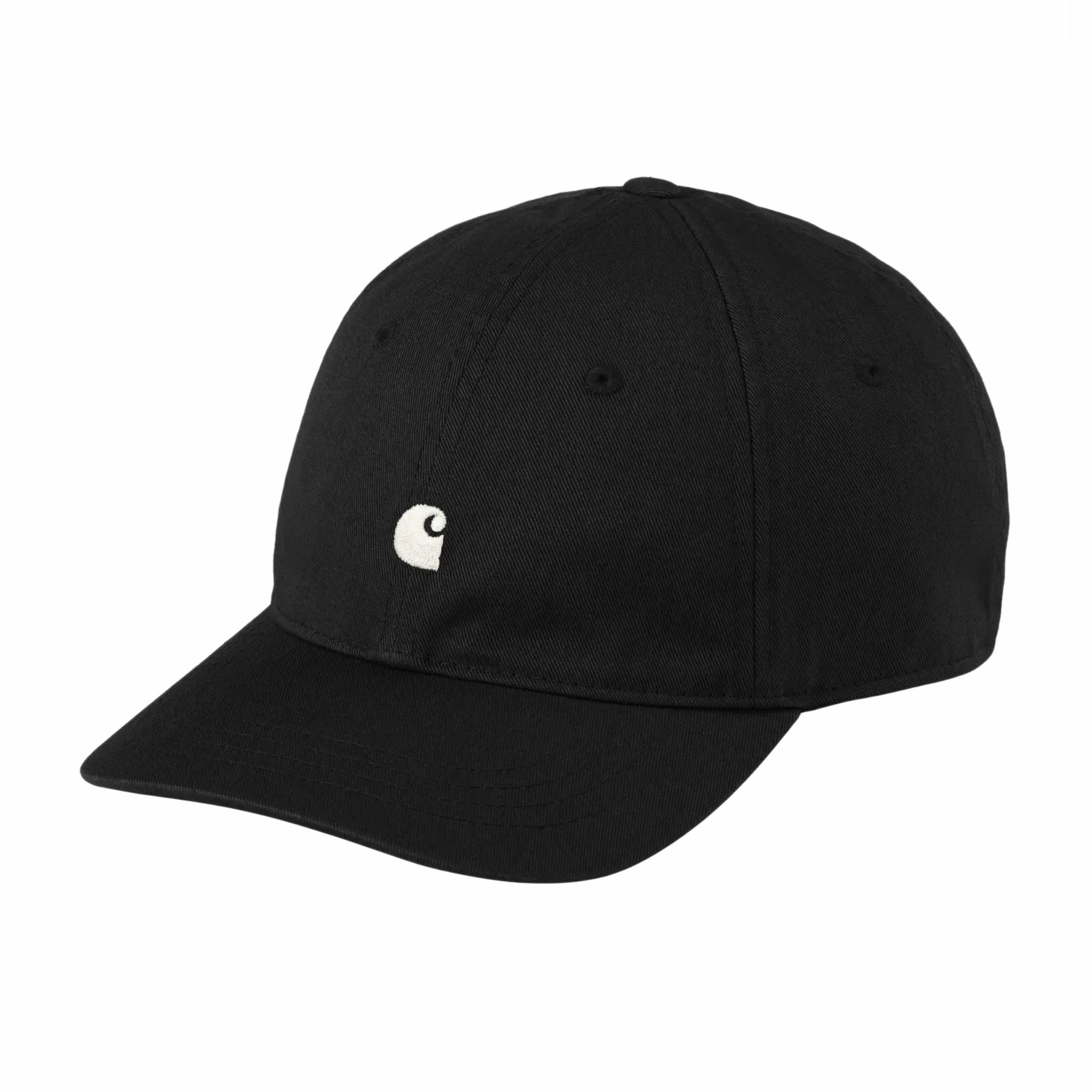 Carhartt WIP Madison Logo Cap (Black/Wax) - August Shop