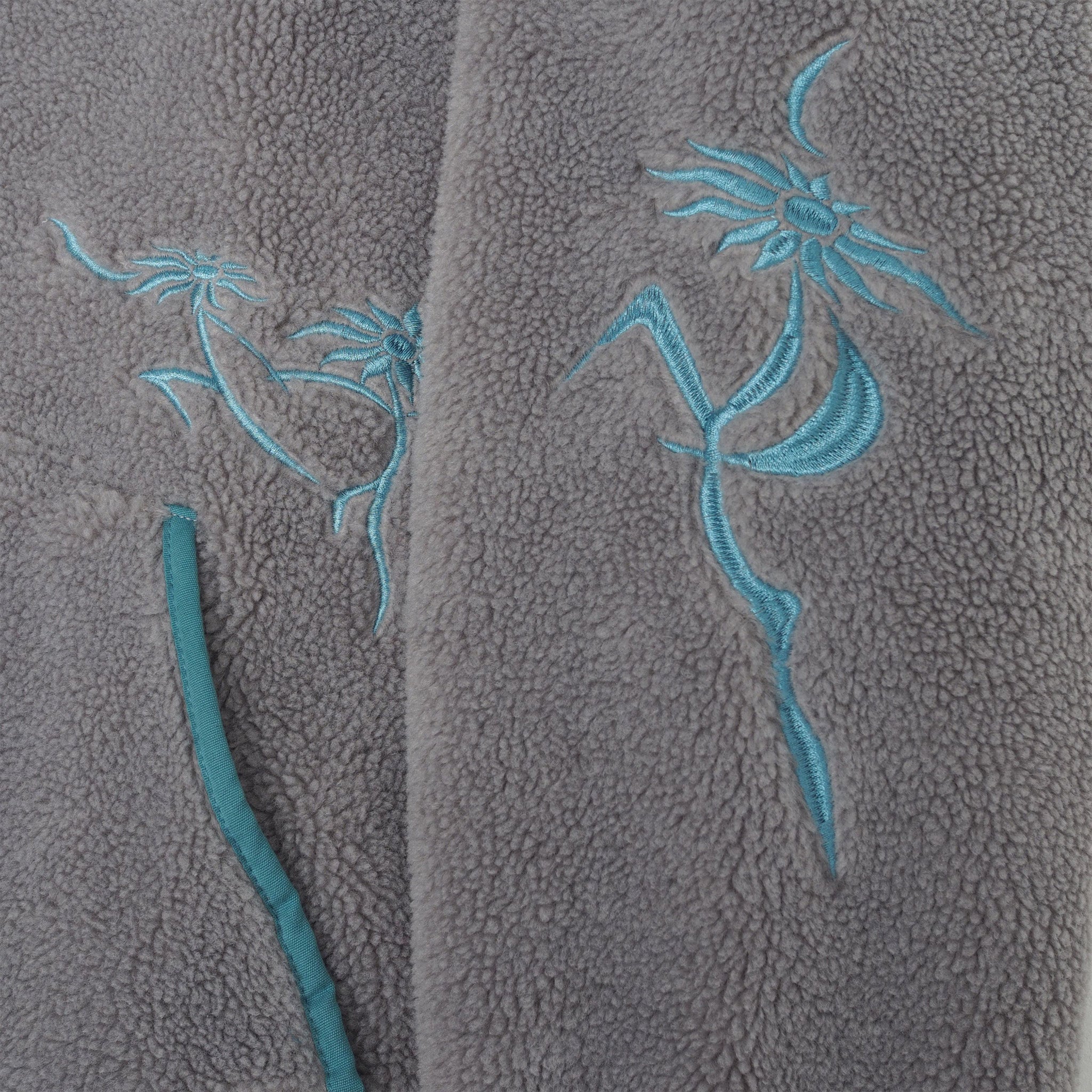 Jungles Reversible Flower Dancer Jacket (Grey/Blue) - August Shop