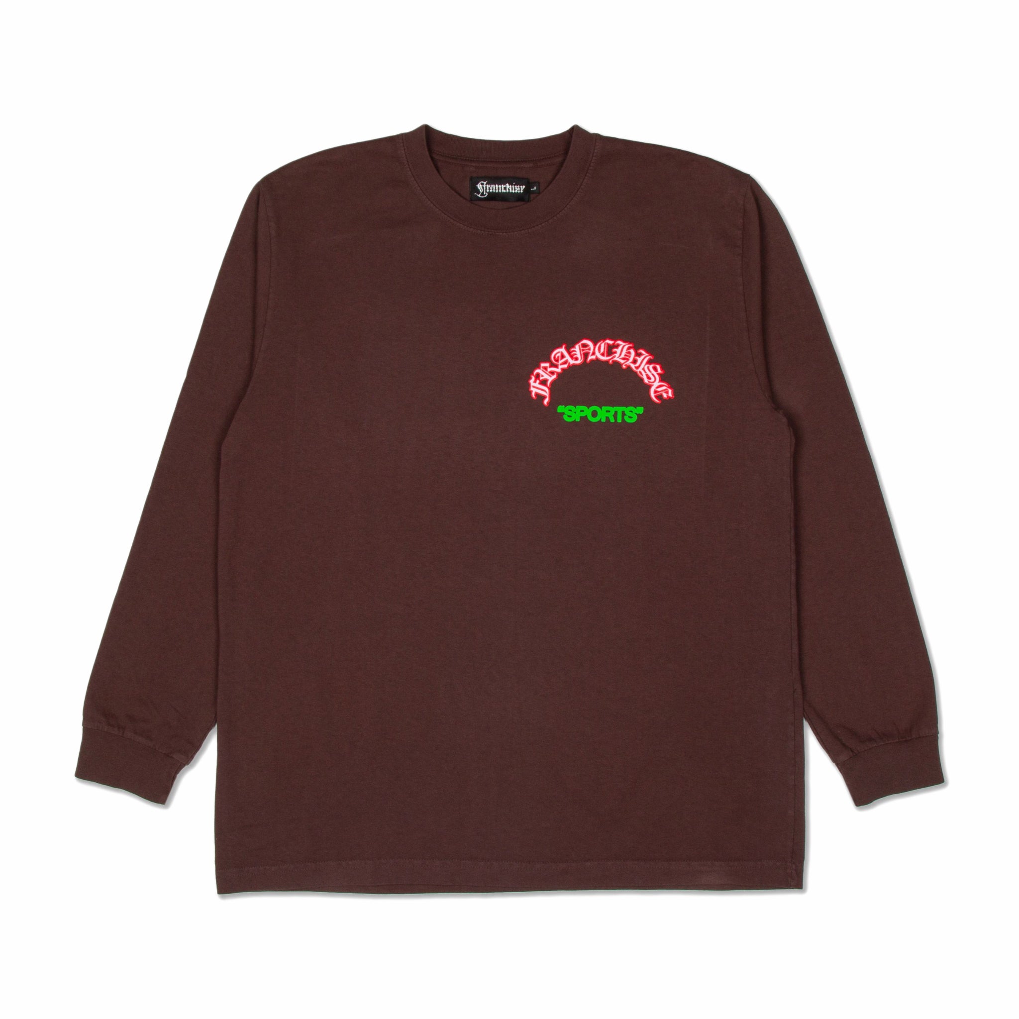 Franchise Shoot And Run L/S Tee (Brown) - August Shop