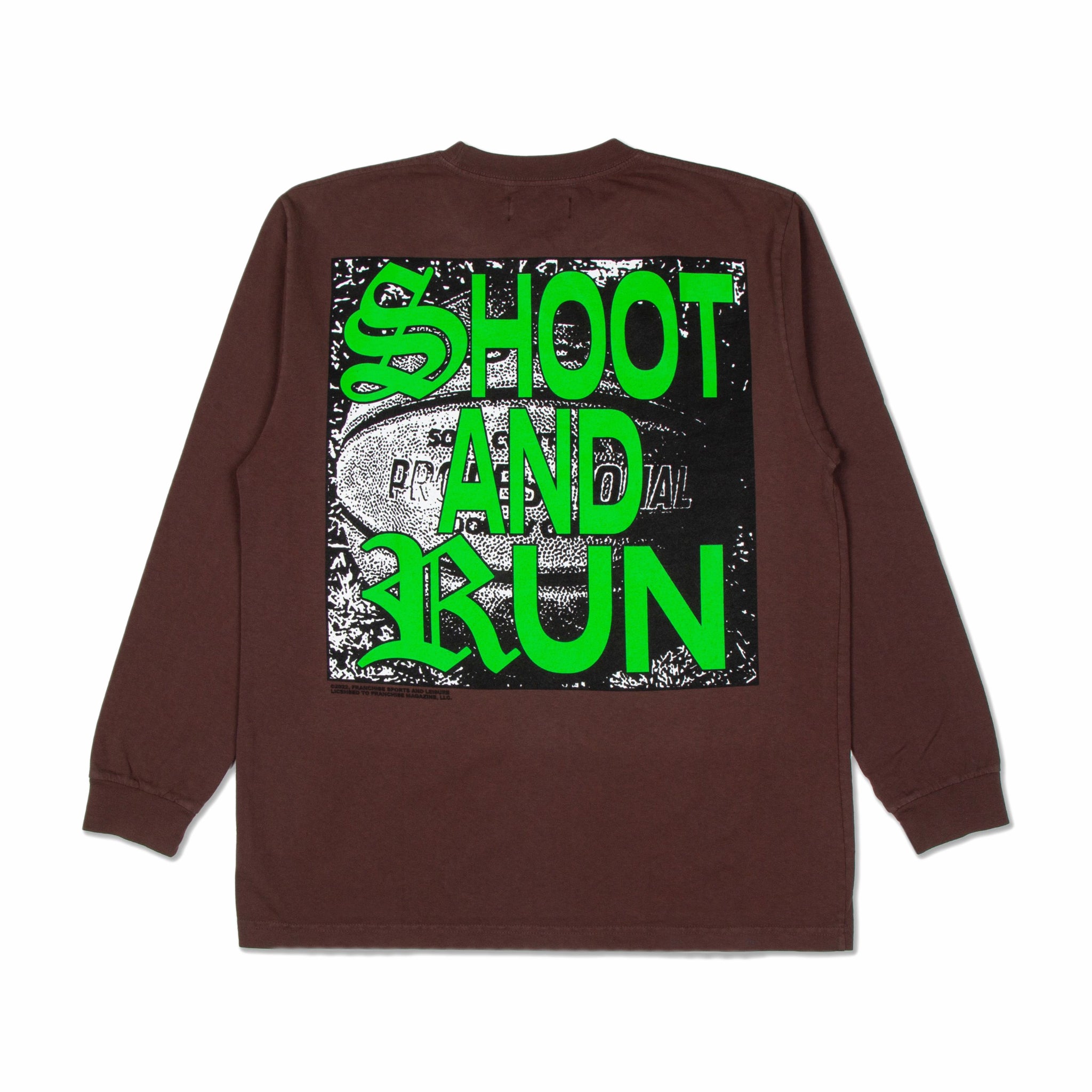 Franchise Shoot And Run L/S Tee (Brown) - August Shop