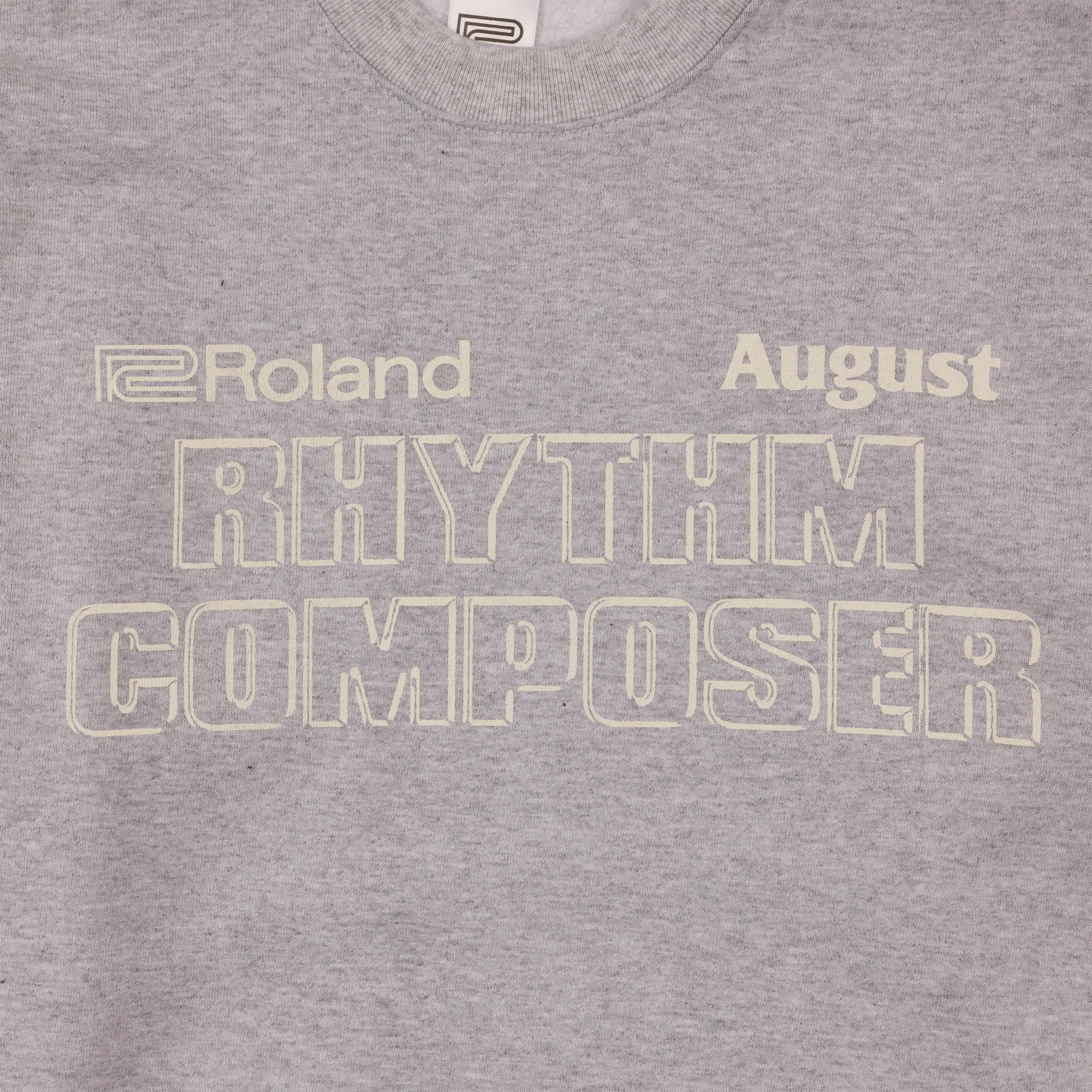 August x Roland Lifestyle &quot;Rhythm Composer&quot; Crewneck (Ash) - August Shop