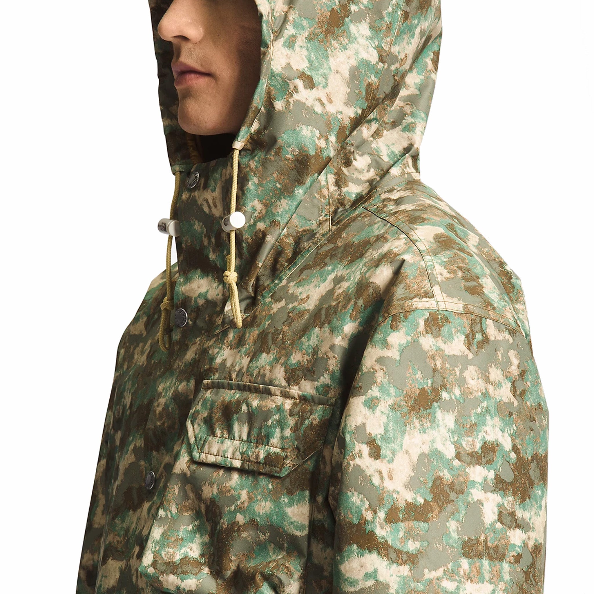 The North Face M66 Utility Rain Jacket In Green